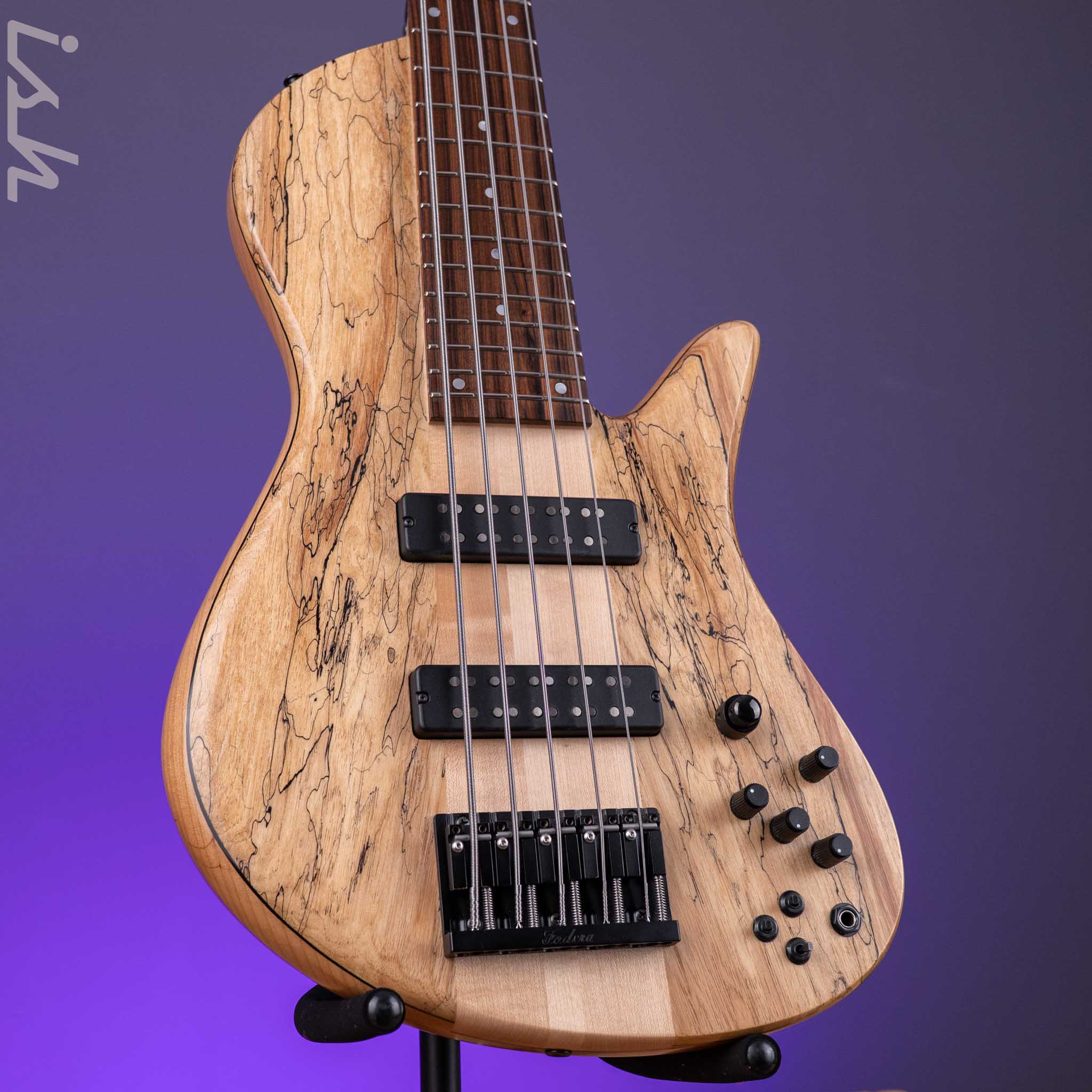 2016 Fodera Emperor II 5 Elite Neck Through Natural
