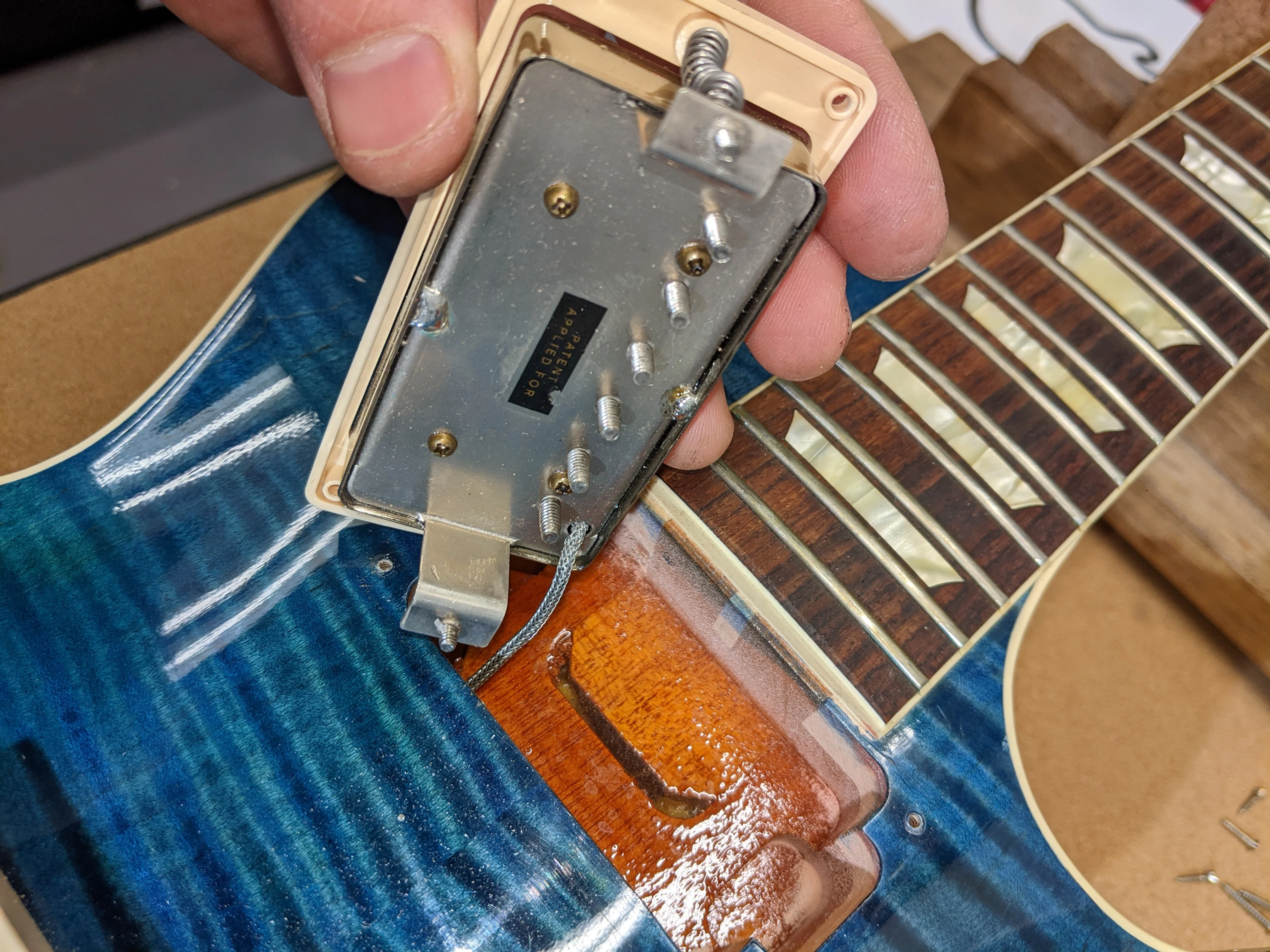 2016 Gibson R9 1959 Reissue Les Paul Ocean Blue - RARE! - Image 20