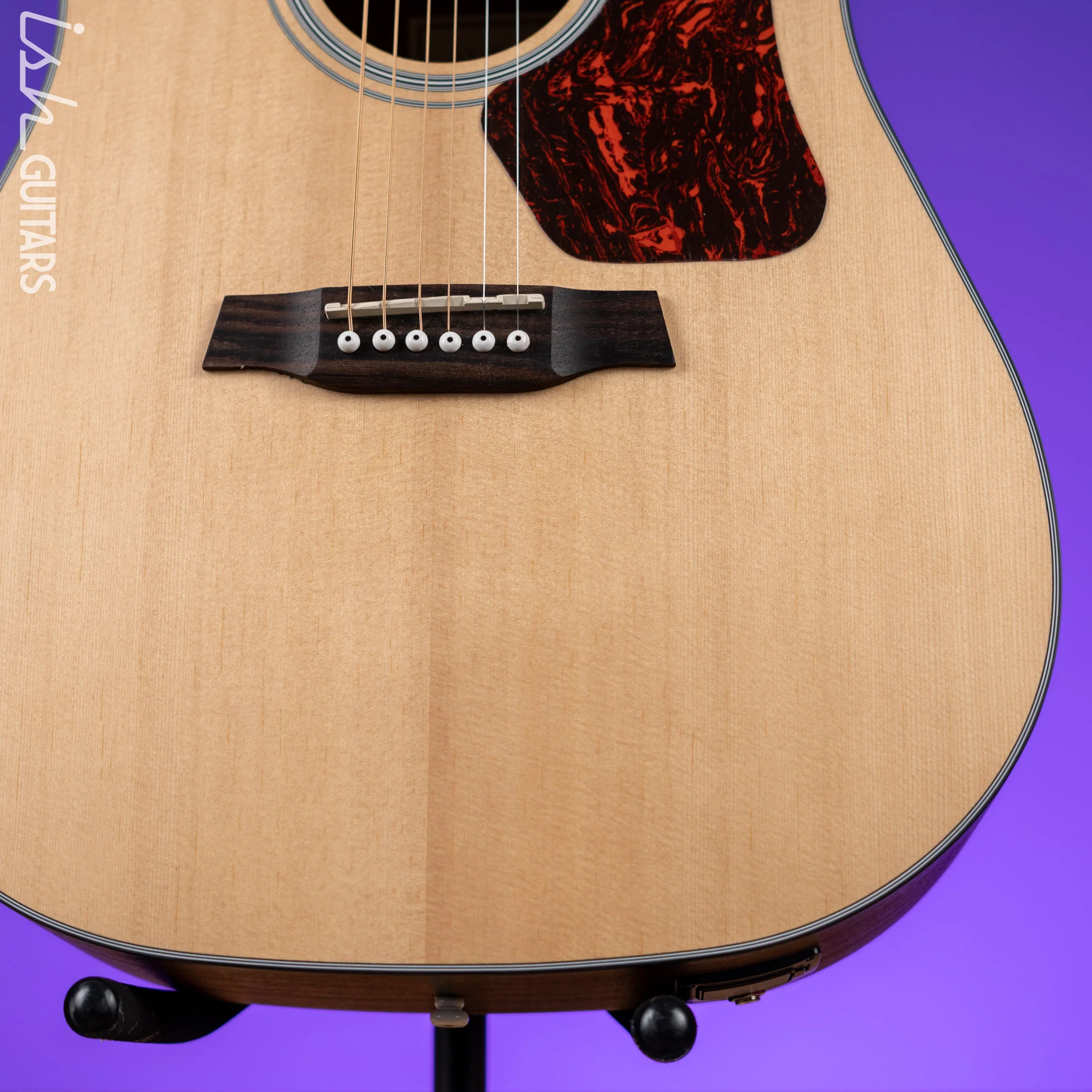 2016 Walden D550ce Acoustic-Electric Guitar Natural - Image 4