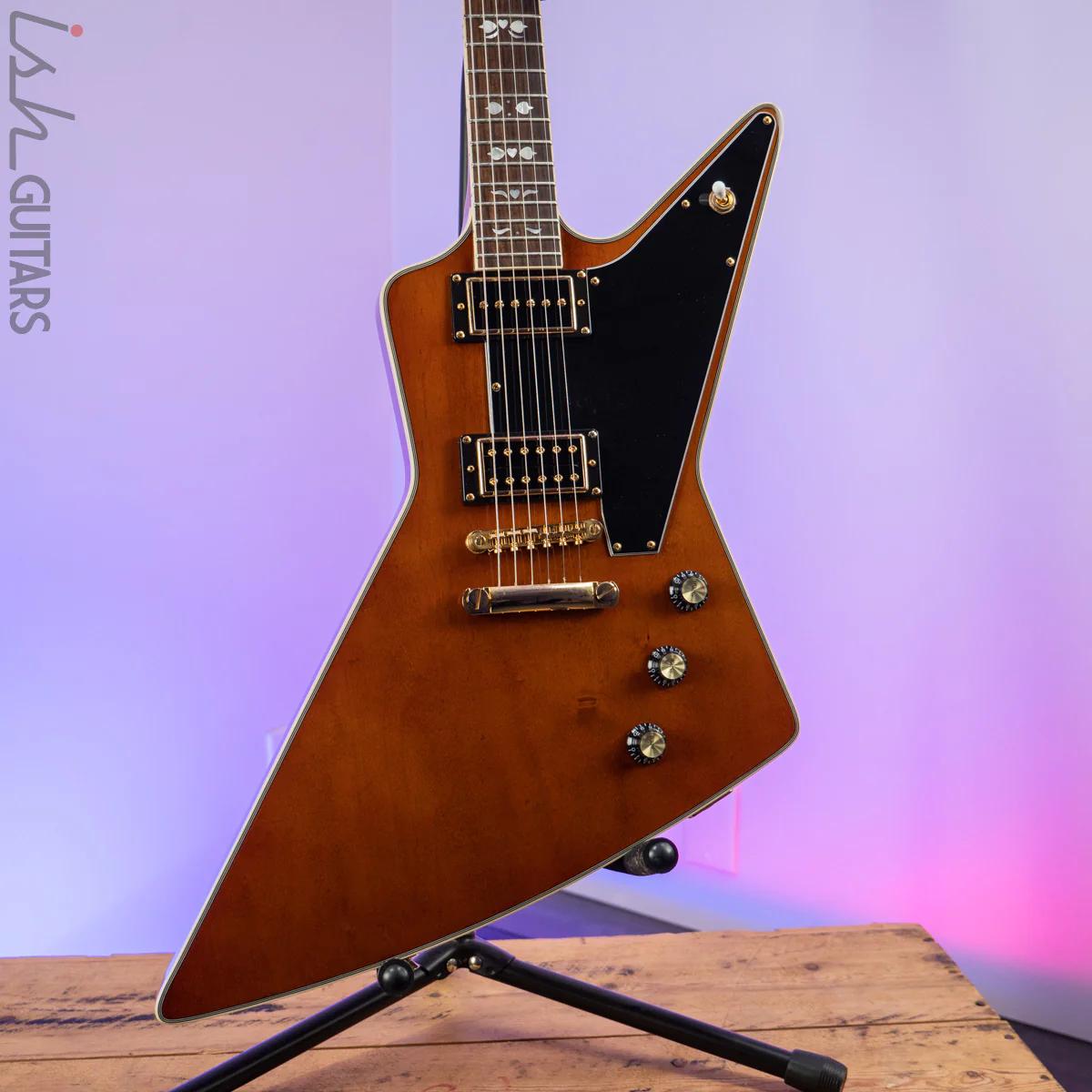2017 Epiphone Explorer Artisan Lee Malia Signature Walnut
