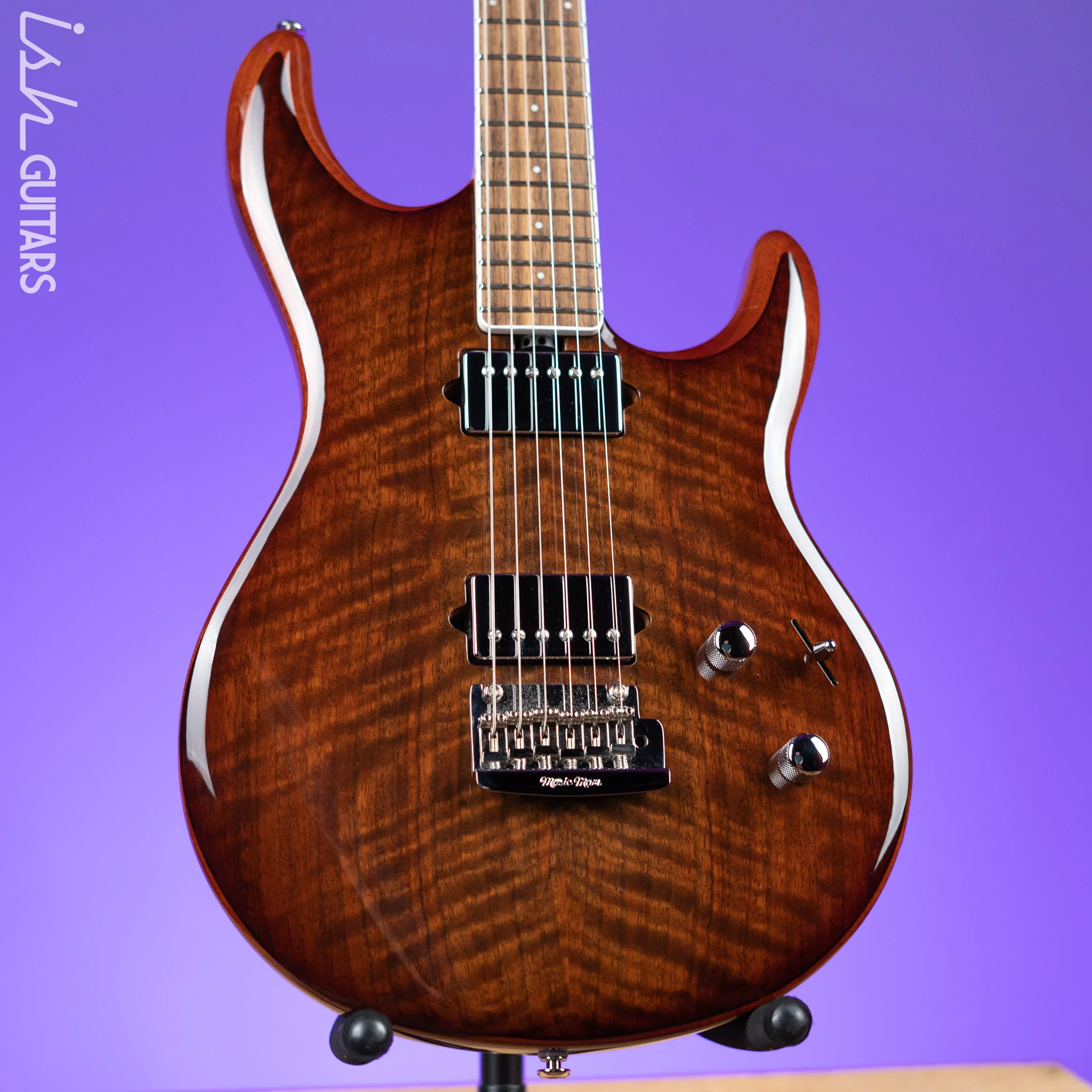 2017 Ernie Ball Music Man BFR Luke III Claro Walnut