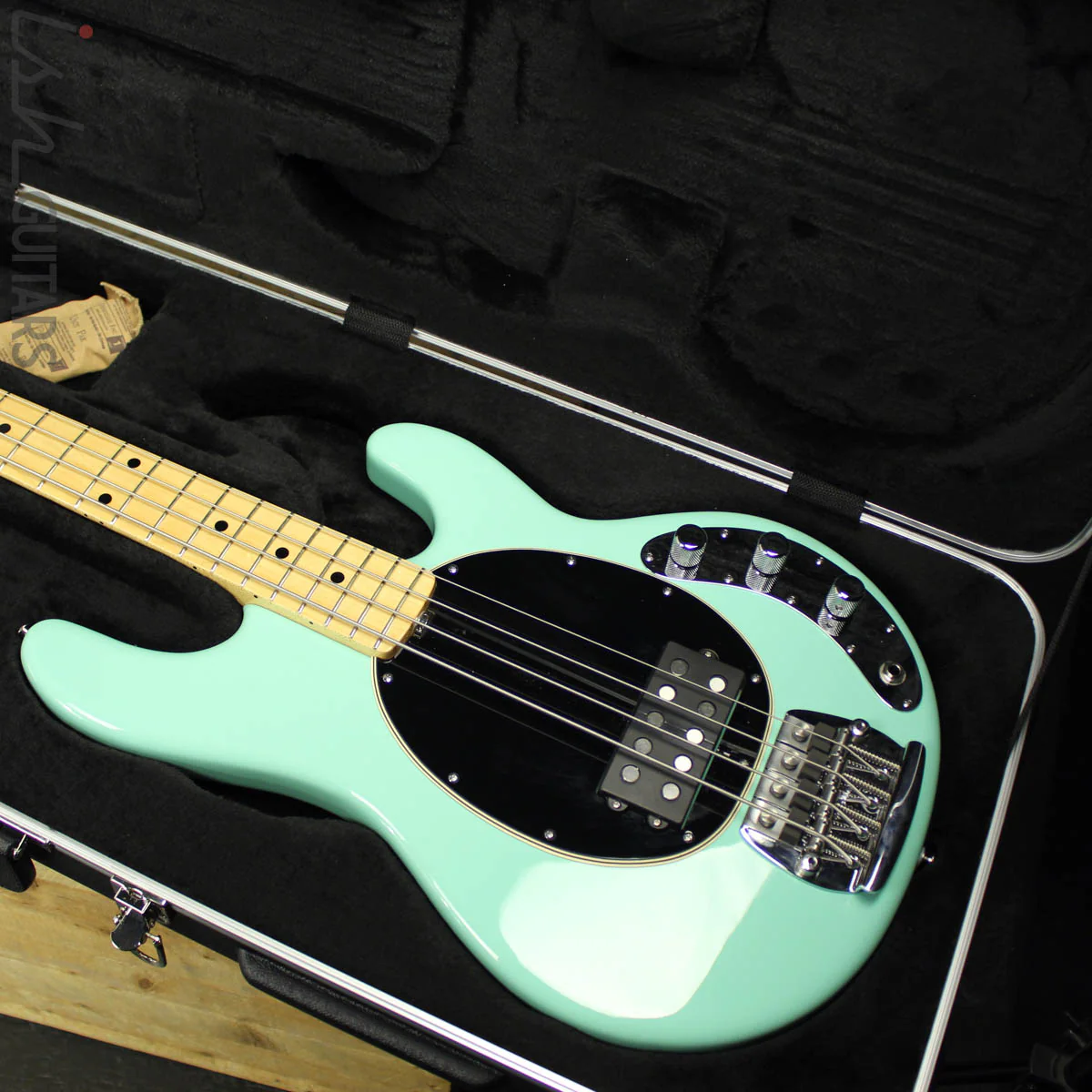 2017 Ernie Ball Music Man StingRay 4 Old Smoothie Mint Green - Image 15