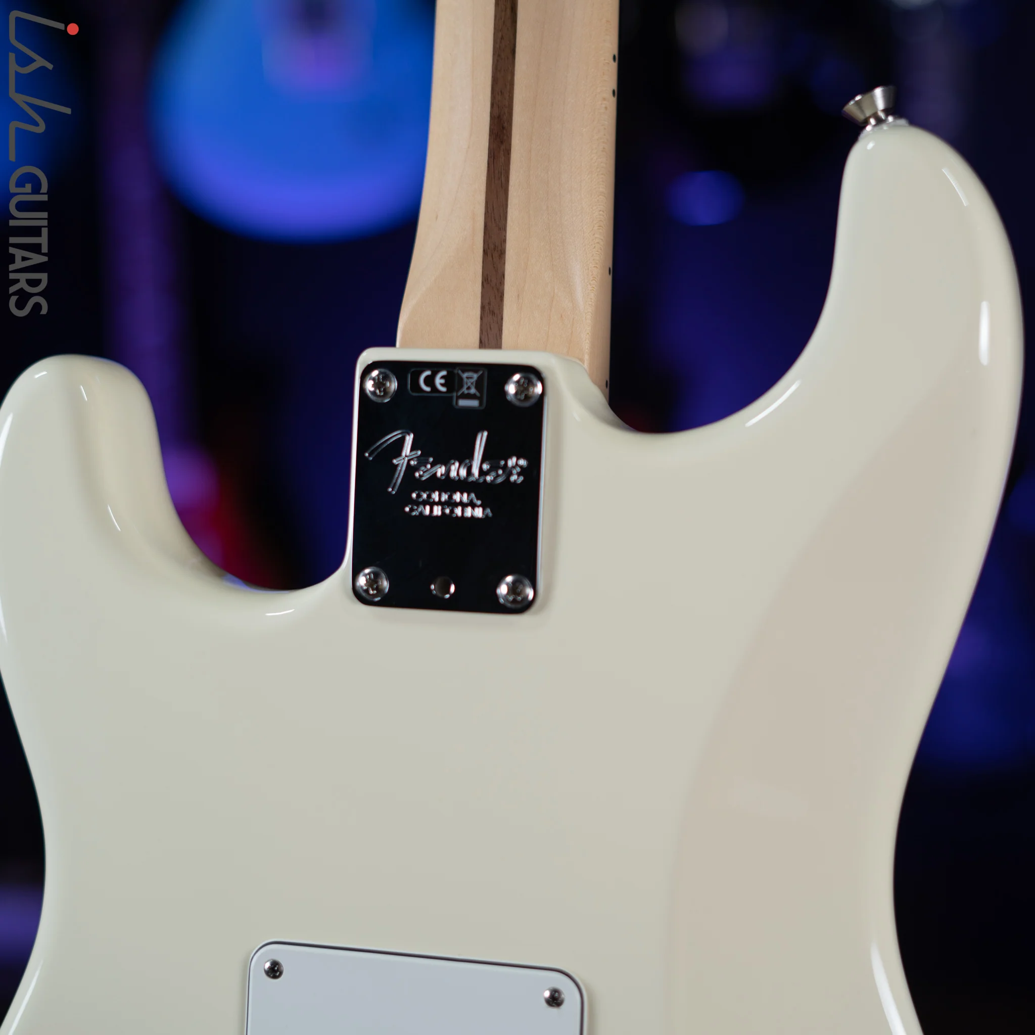2017 Fender American Standard Stratocaster Olympic White - Image 10