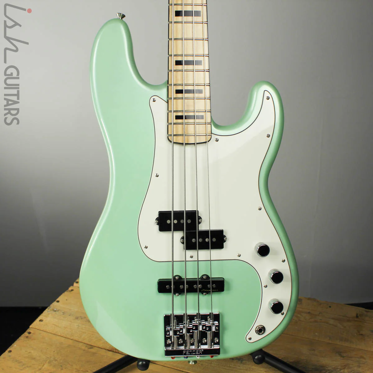 2017 Fender FSR PJ Bass Seafoam Pearl