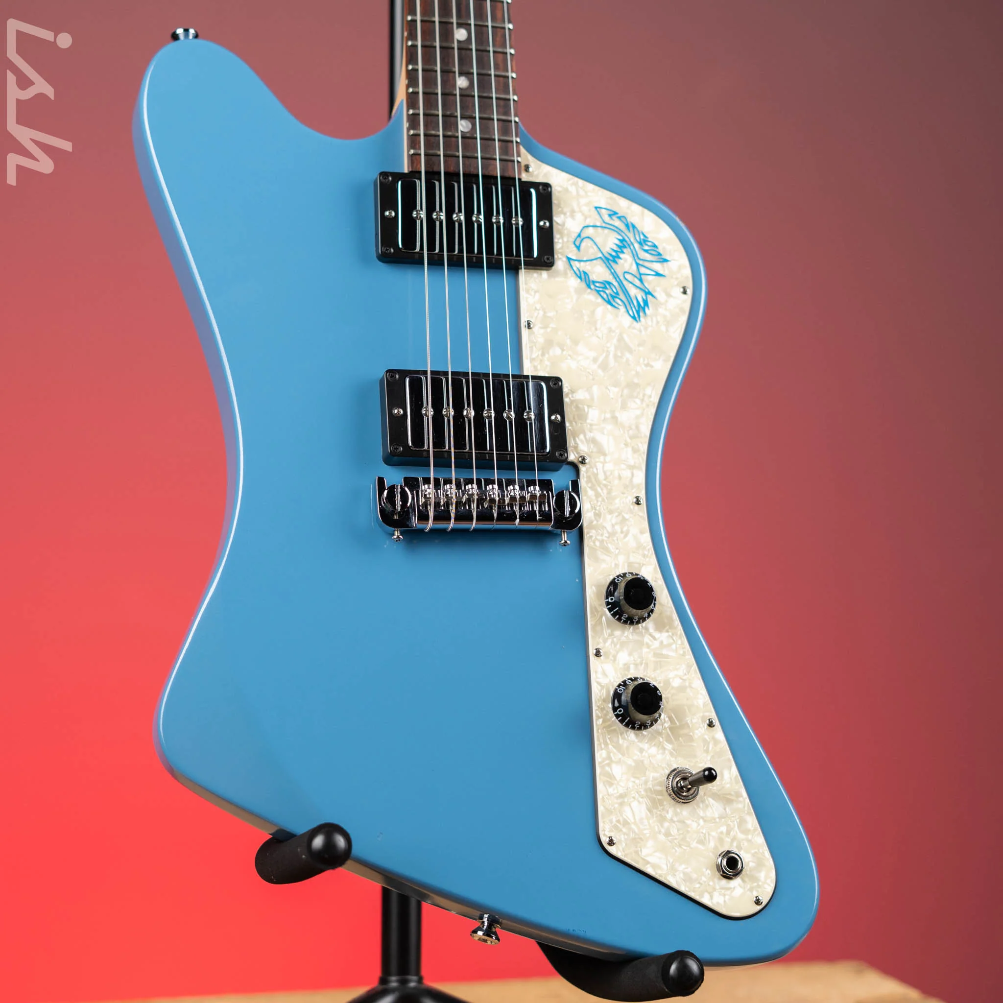 2017 Gibson Firebird Zero Electric Guitar Pelham Blue