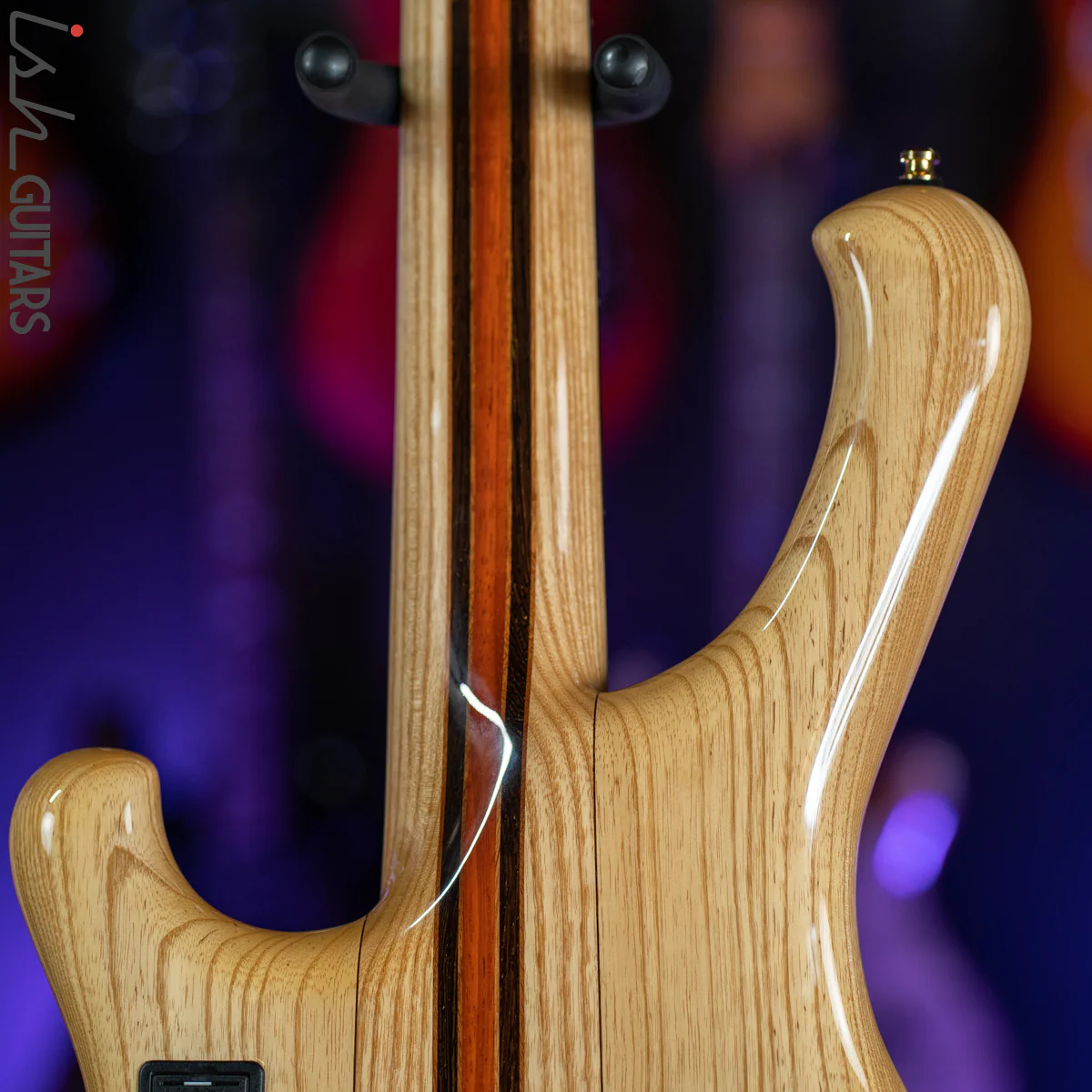 2017 Mayones Custom 5 Pi II VF Multi-Scale Bass Buckeye Burl Natural - Image 10