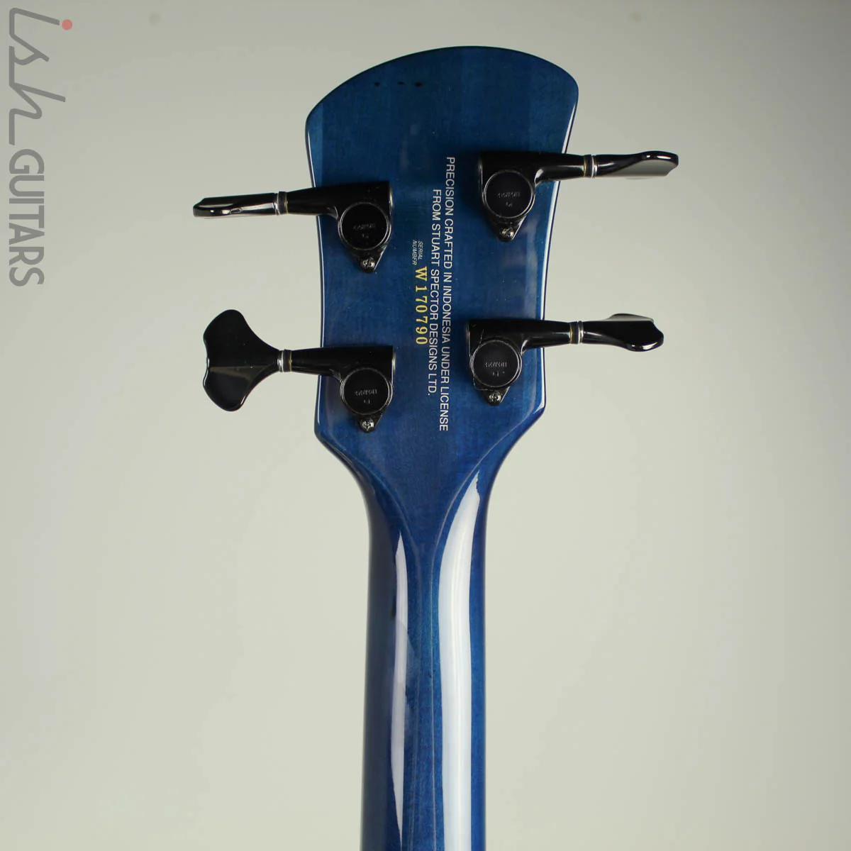 2017 Spector Legend 4 String Neck Thru Faded Blue Gloss - Image 10
