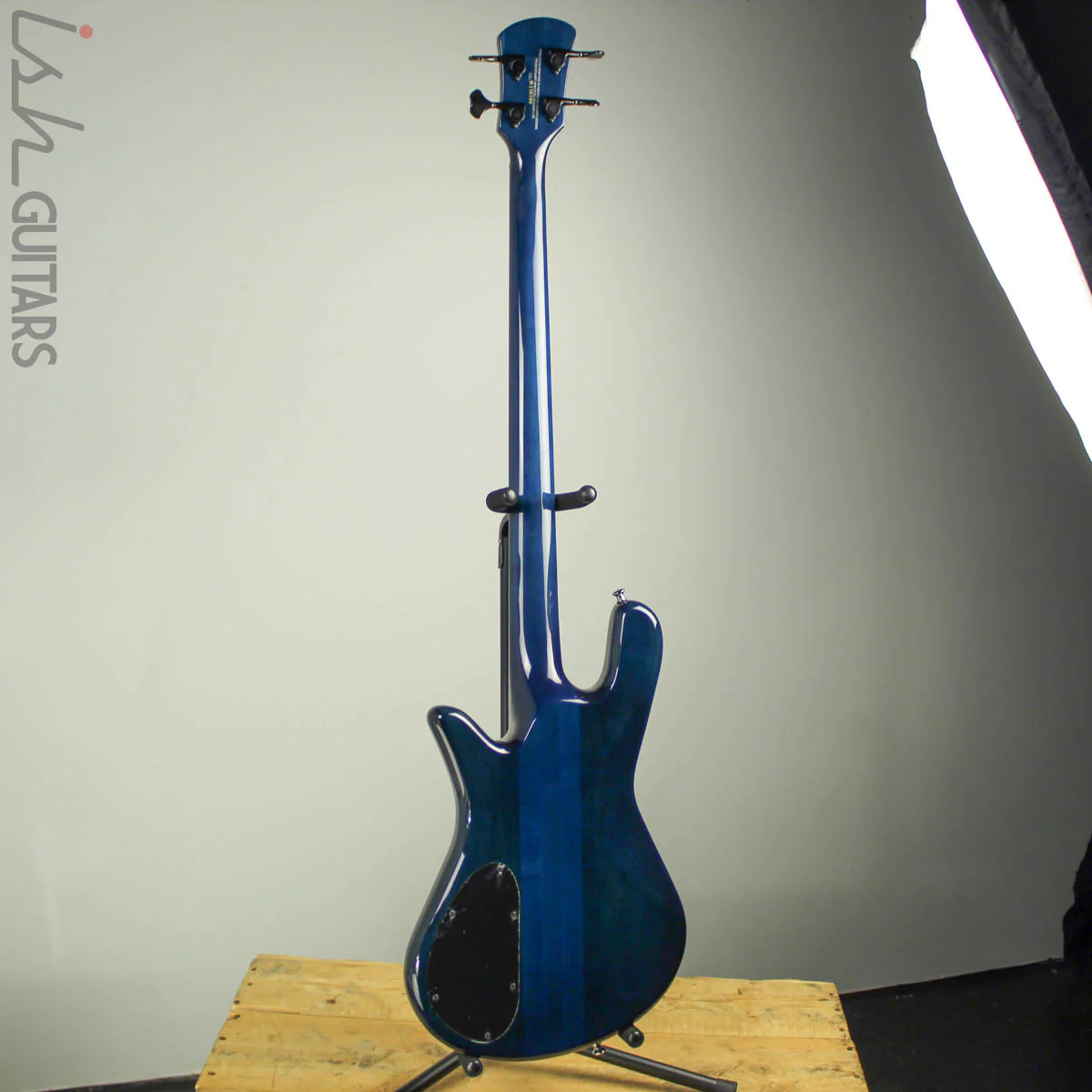 2017 Spector Legend 4 String Neck Thru Faded Blue Gloss - Image 7