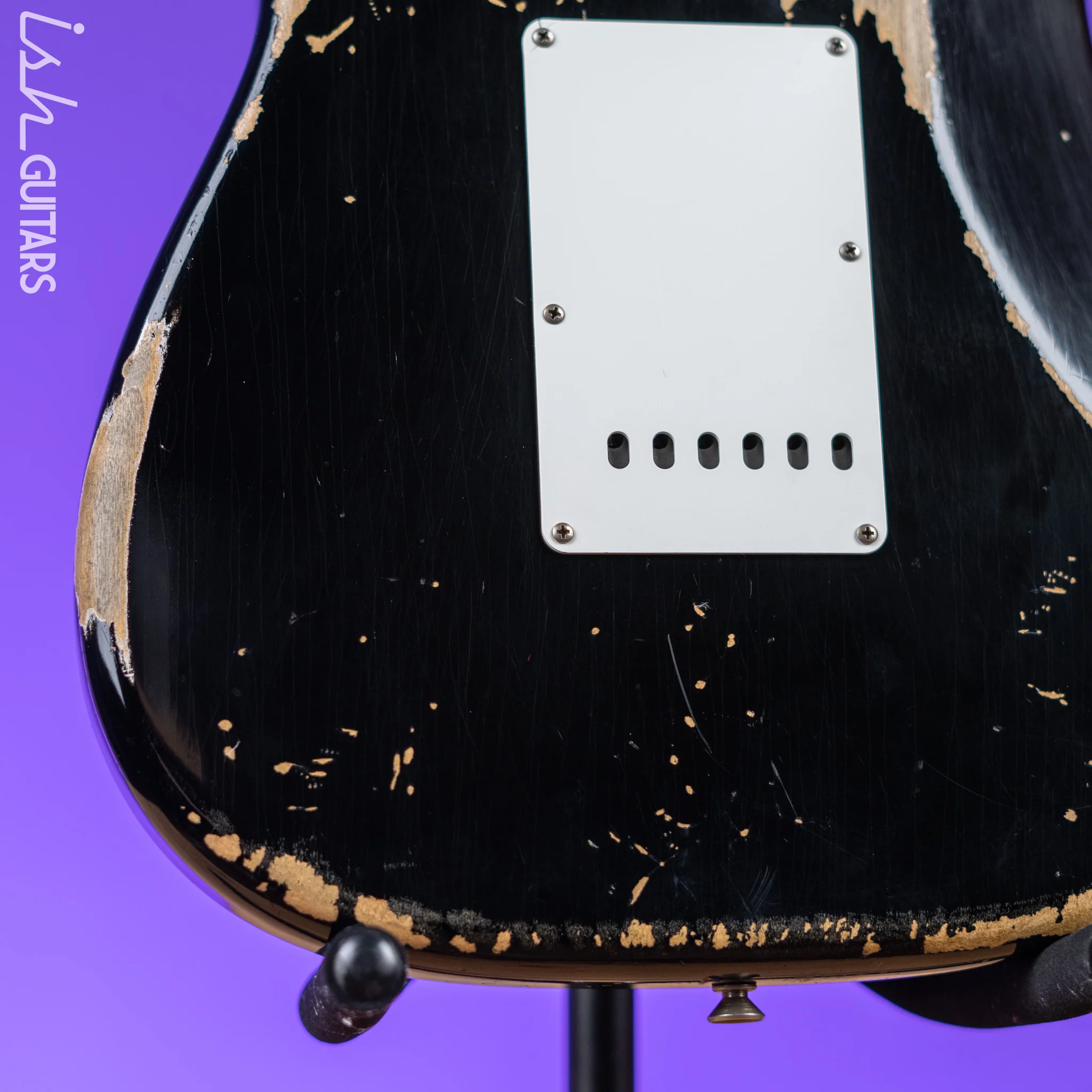 2018 Fender ‘58 Stratocaster Heavy Relic Black - Image 12