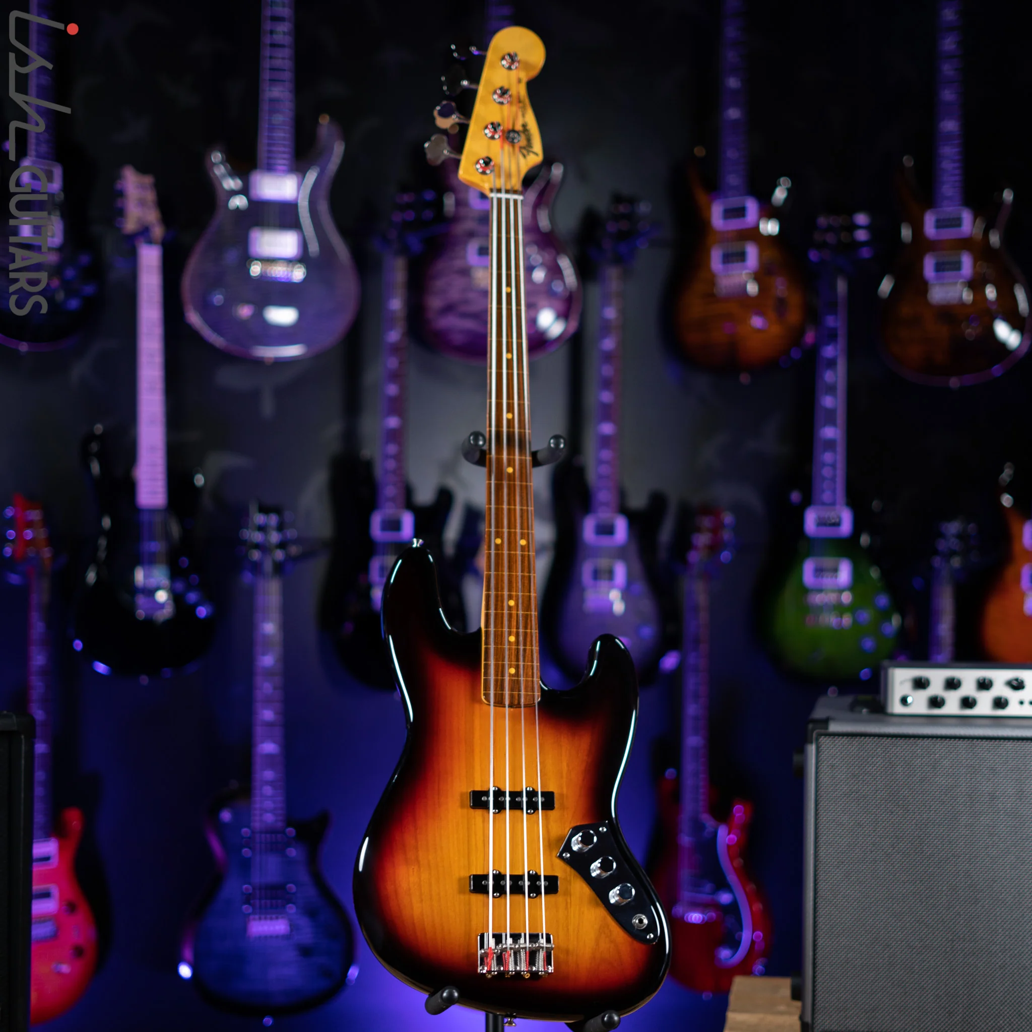 2018 Fender Tribute Series Jaco Pastorius 3-Color Sunburst - Image 2