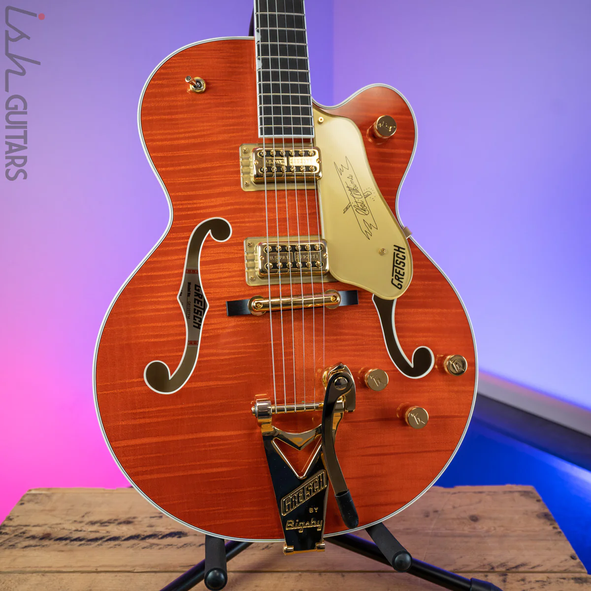 2018 Gretsch G6120TFM Nashville Chet Atkins Orange Stain
