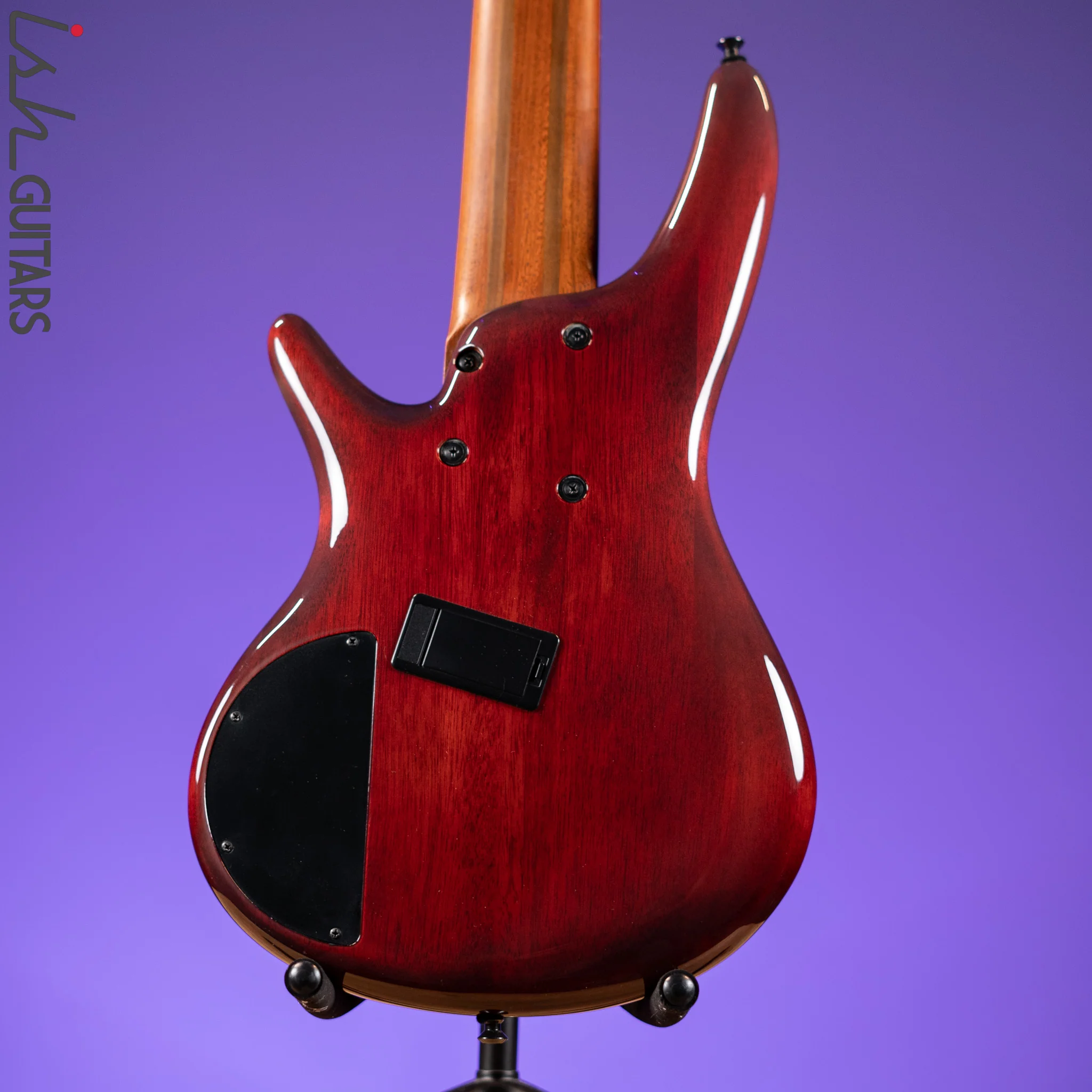 2018 Ibanez Bass Workshop SRMS806 Multi-Scale 6-String Bass Brown Topaz Burst Gloss - Image 10