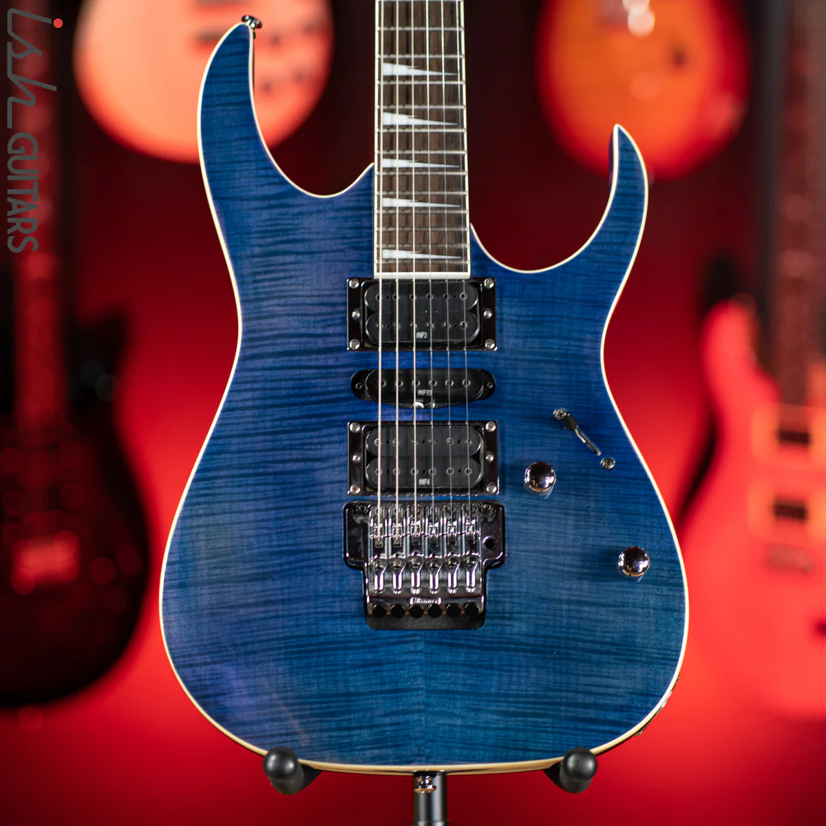 2018 Ibanez RG4EXFM1 Transparent Blue