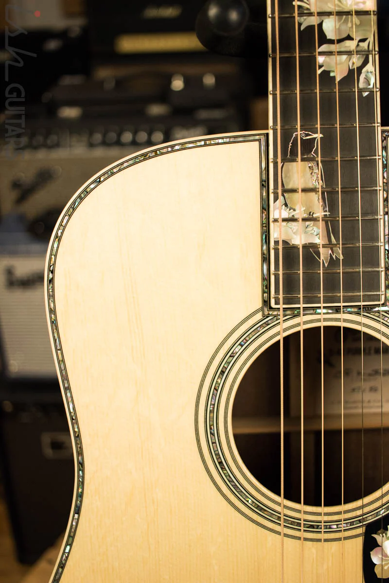 2018 Limited Martin D-42 Purple Martin Acoustic Guitar - Image 3