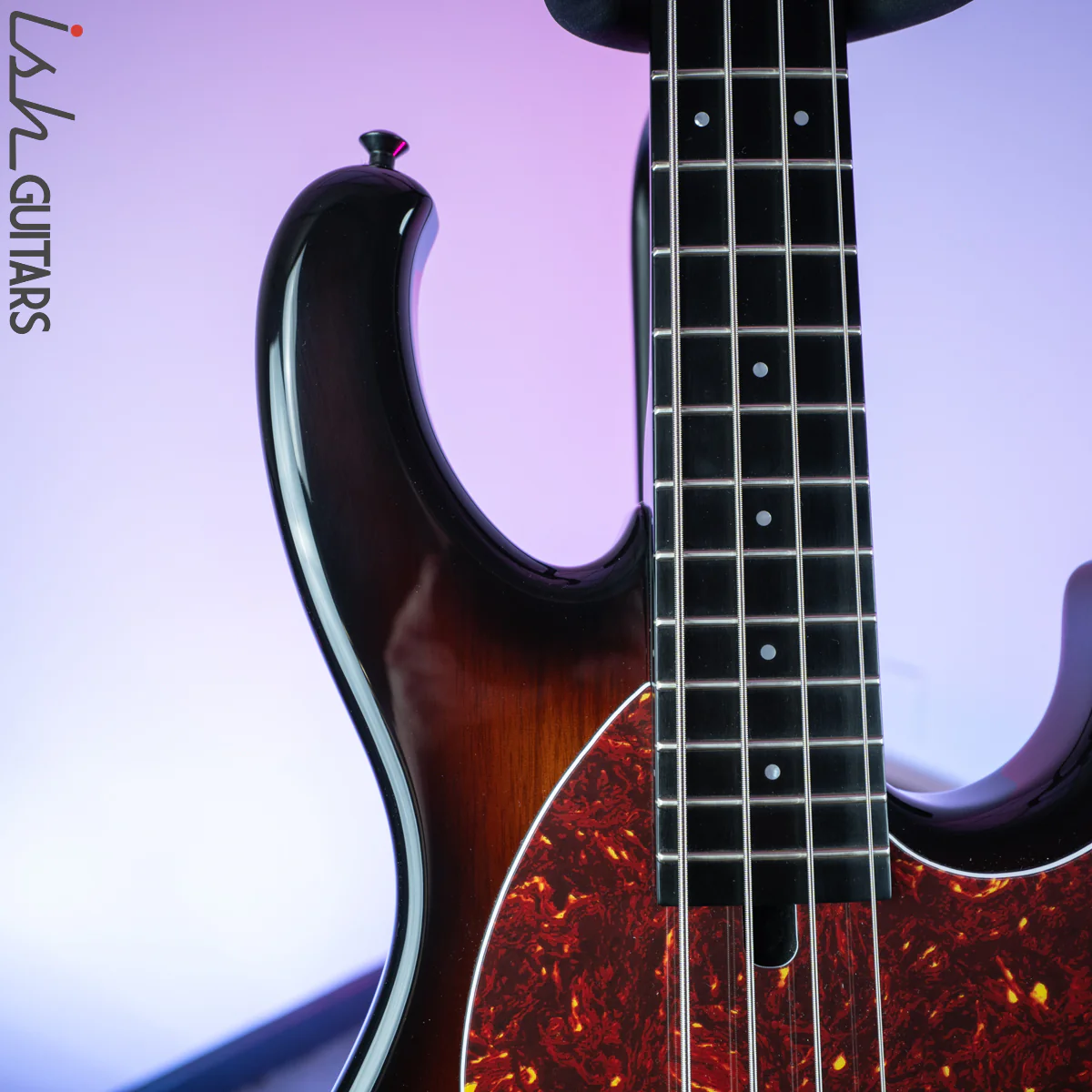 2018 Modulus Funk Unlimited 4 RevOlite Flea Bass 3 Tone Sunburst - Image 3