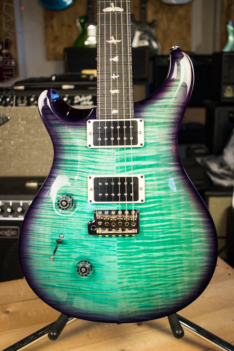 2018 Paul Reed Smith Custom 24 Lefty 10 Top Custom Color w/ Matching Flamed Neck