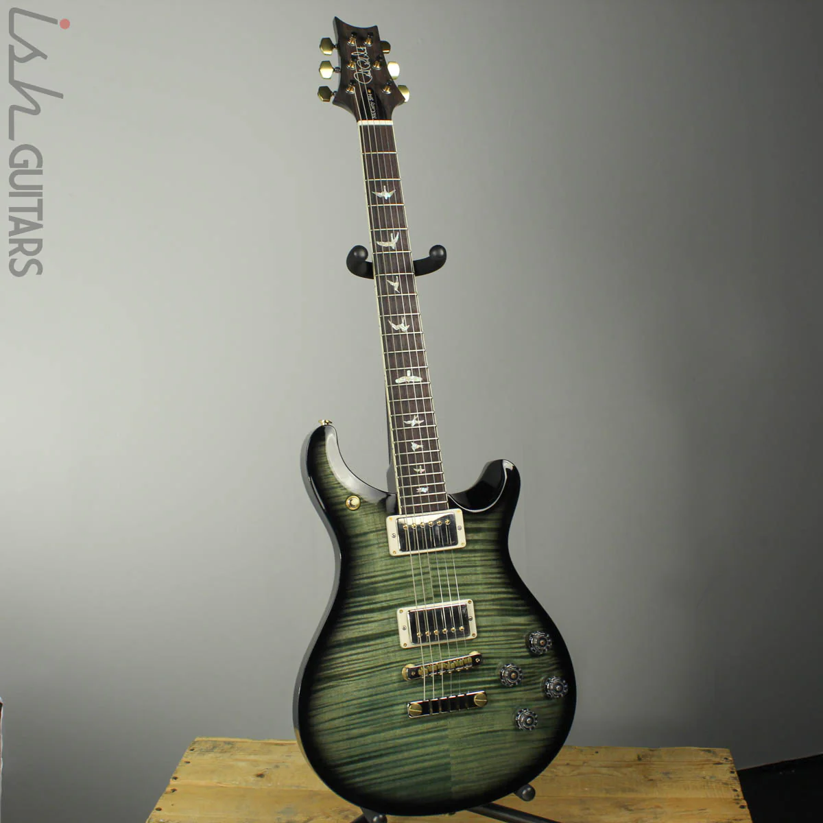 2018 Paul Reed Smith McCarty 594 10 Top Trampas Green Smokeburst - Image 2