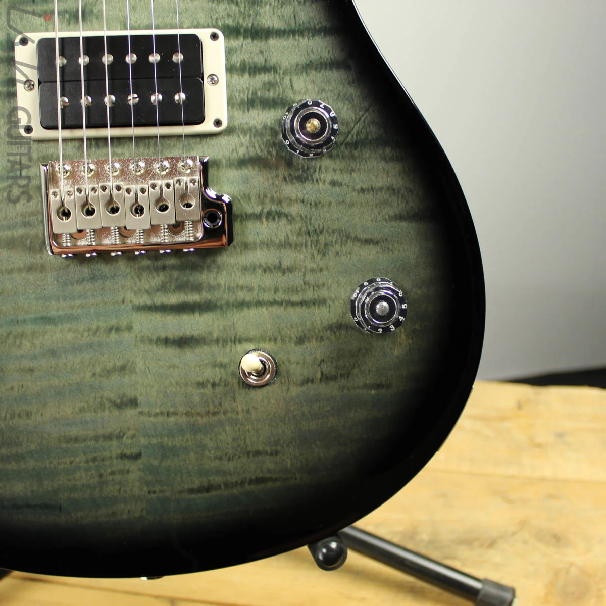 2018 Paul Reed Smith PRS CE24 Trampas Green Smokewrap w/ Painted Neck - Image 3