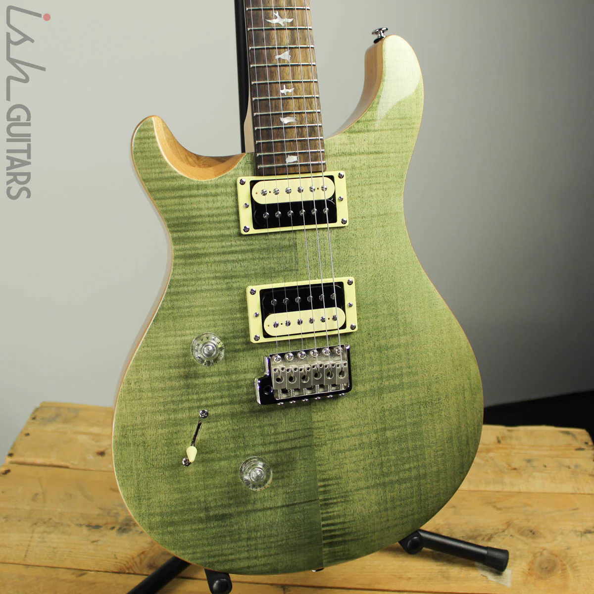 2018 Paul Reed Smith PRS SE Custom 24 Lefty Left Handed - Trampas Green