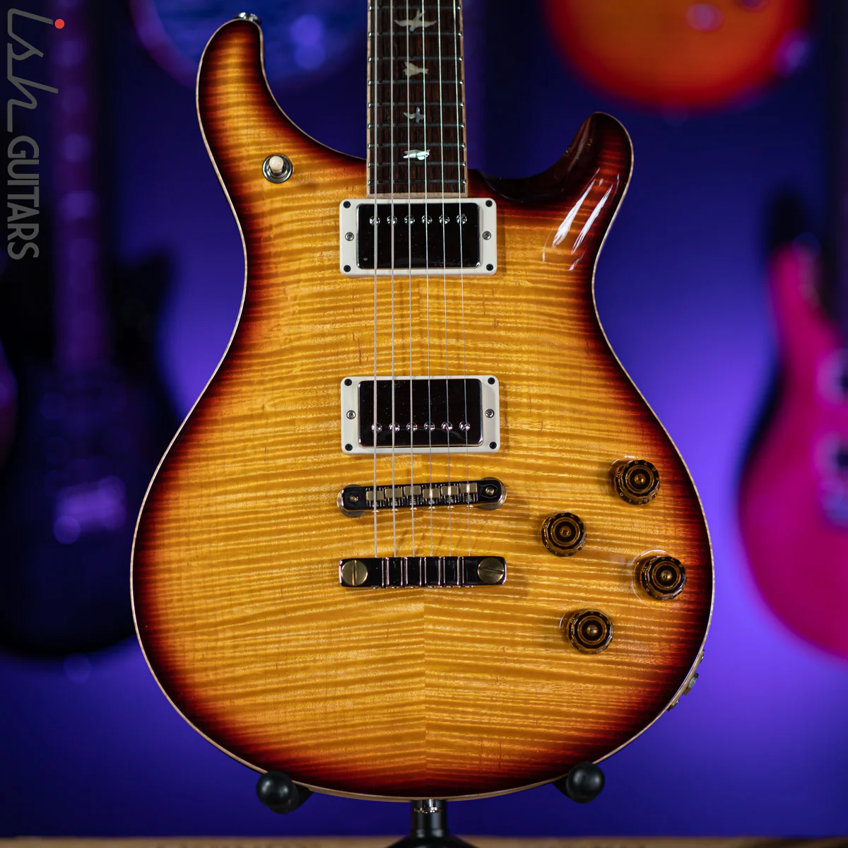 2018 PRS Private Stock McCarty 594 Graveyard Ltd Honey Gold with Dark Cherry Smoked Burst