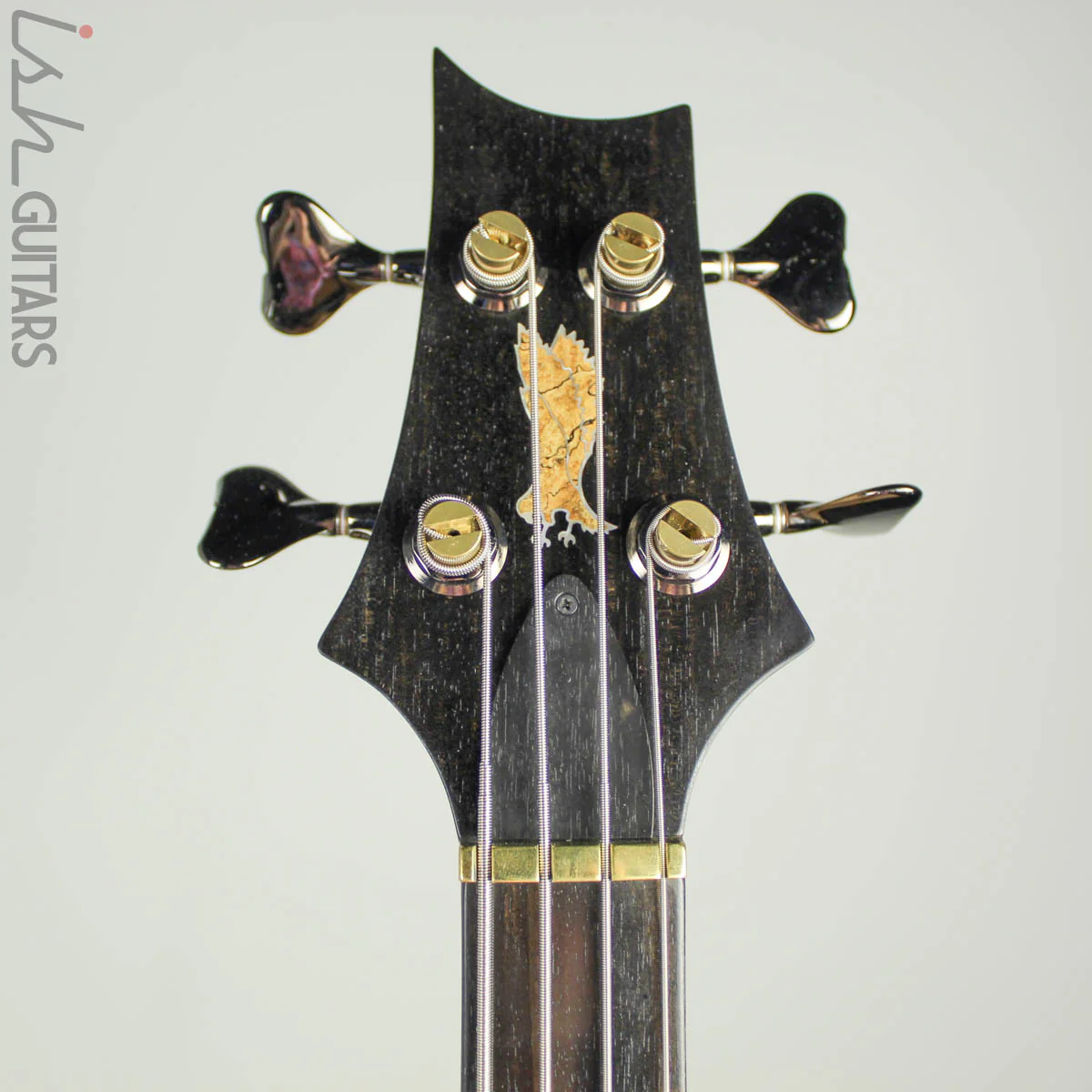 2018 PRS Private Stock Short Scale Hollowbody Bass Spalted Maple - Image 10