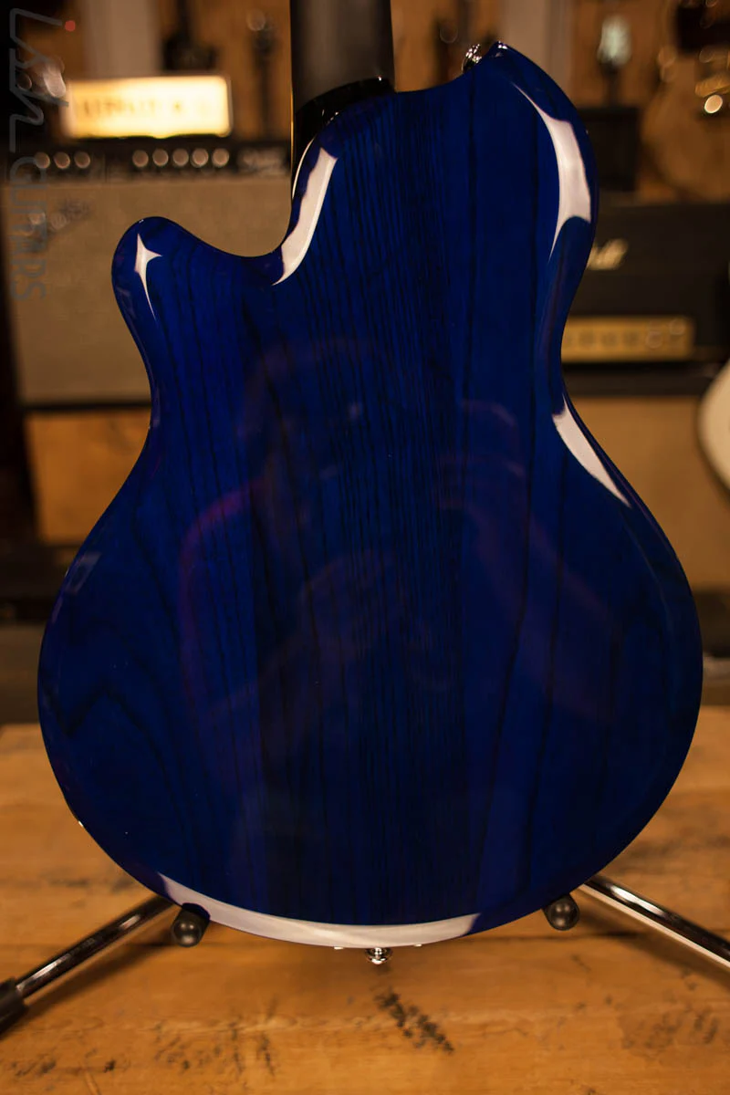 2018 Supro Island Series 2022TB Westbury Baritone Trans Blue - Image 7