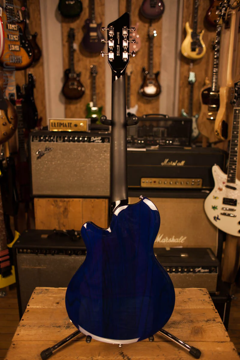 2018 Supro Island Series 2022TB Westbury Baritone Trans Blue - Image 8