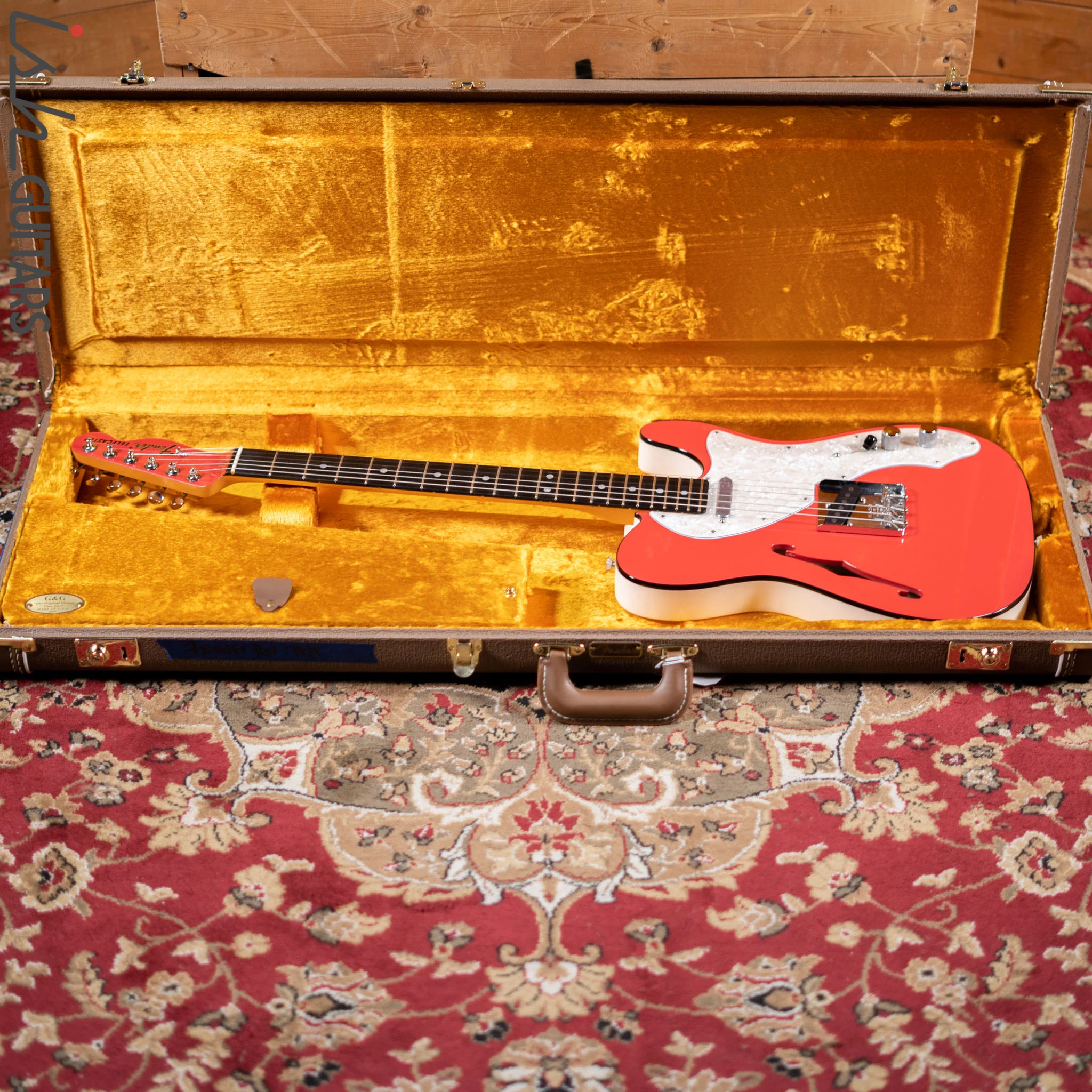 2019 Fender Two Tone Telecaster Fiesta Red Wine - Image 13
