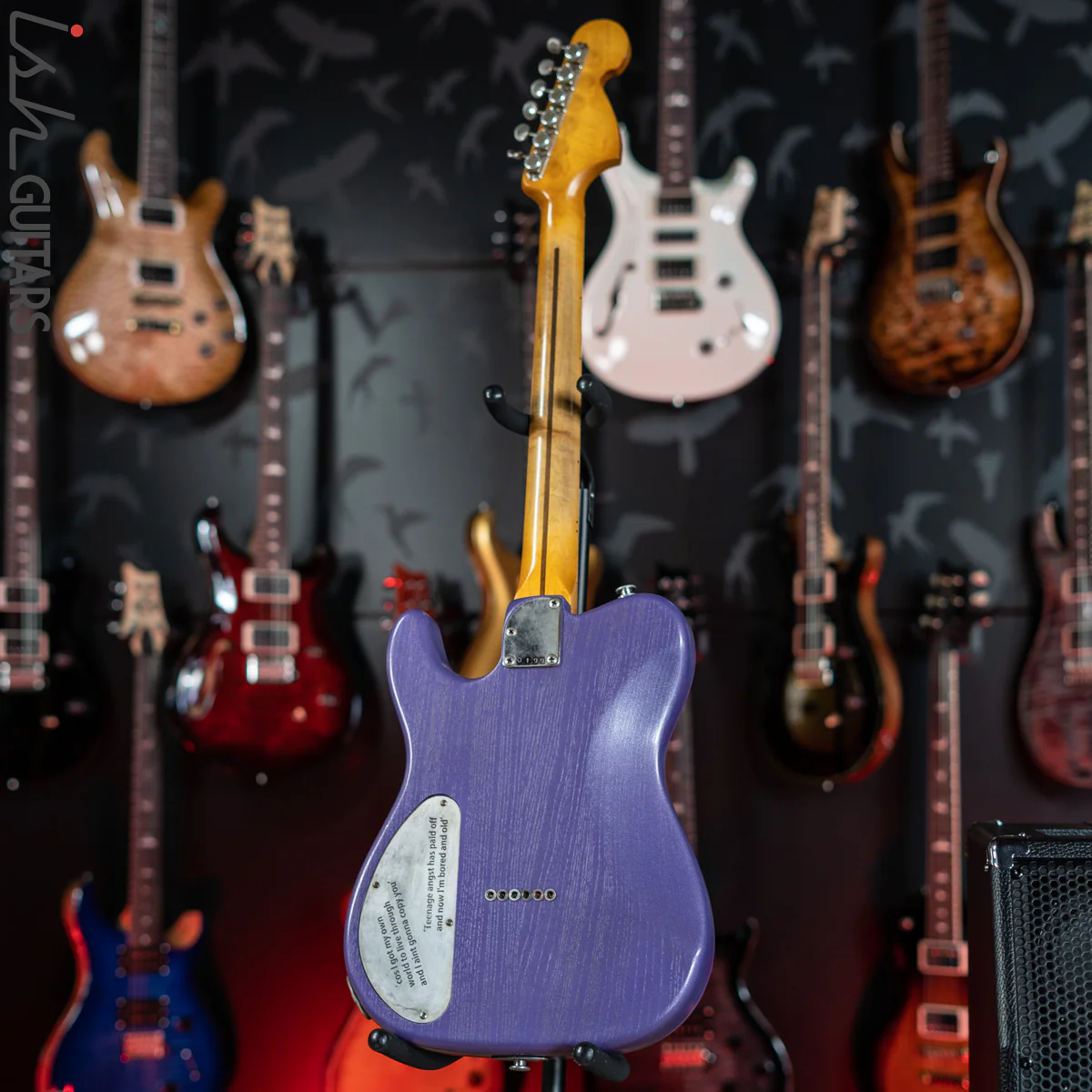2019 Fraser Vintage Custom Tele Thinline Style Purple Burst - Image 10