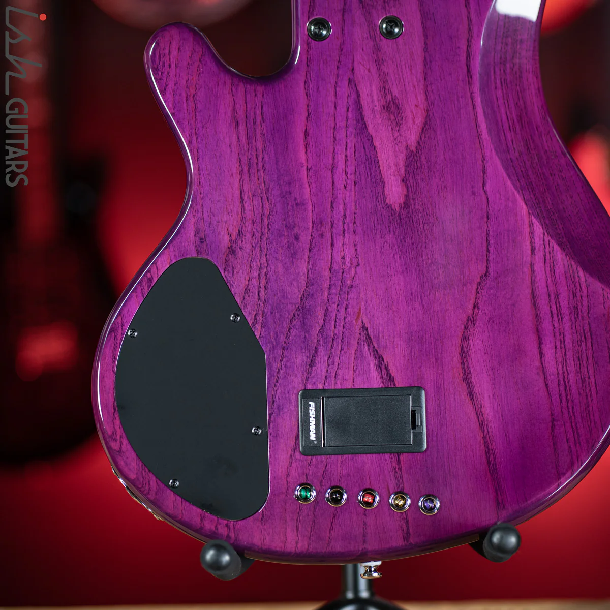 2019 Lakland Skyline Series 55-02 5-String Bass Purple - Image 11