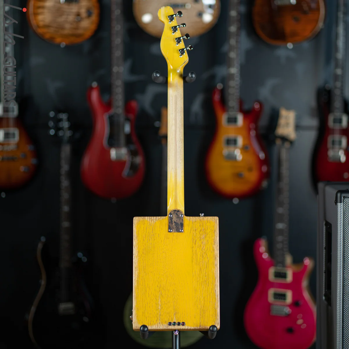 2019 Paoletti Rooster II Loft Series Christopher Ameruoso Cigar Box Guitar - Image 8