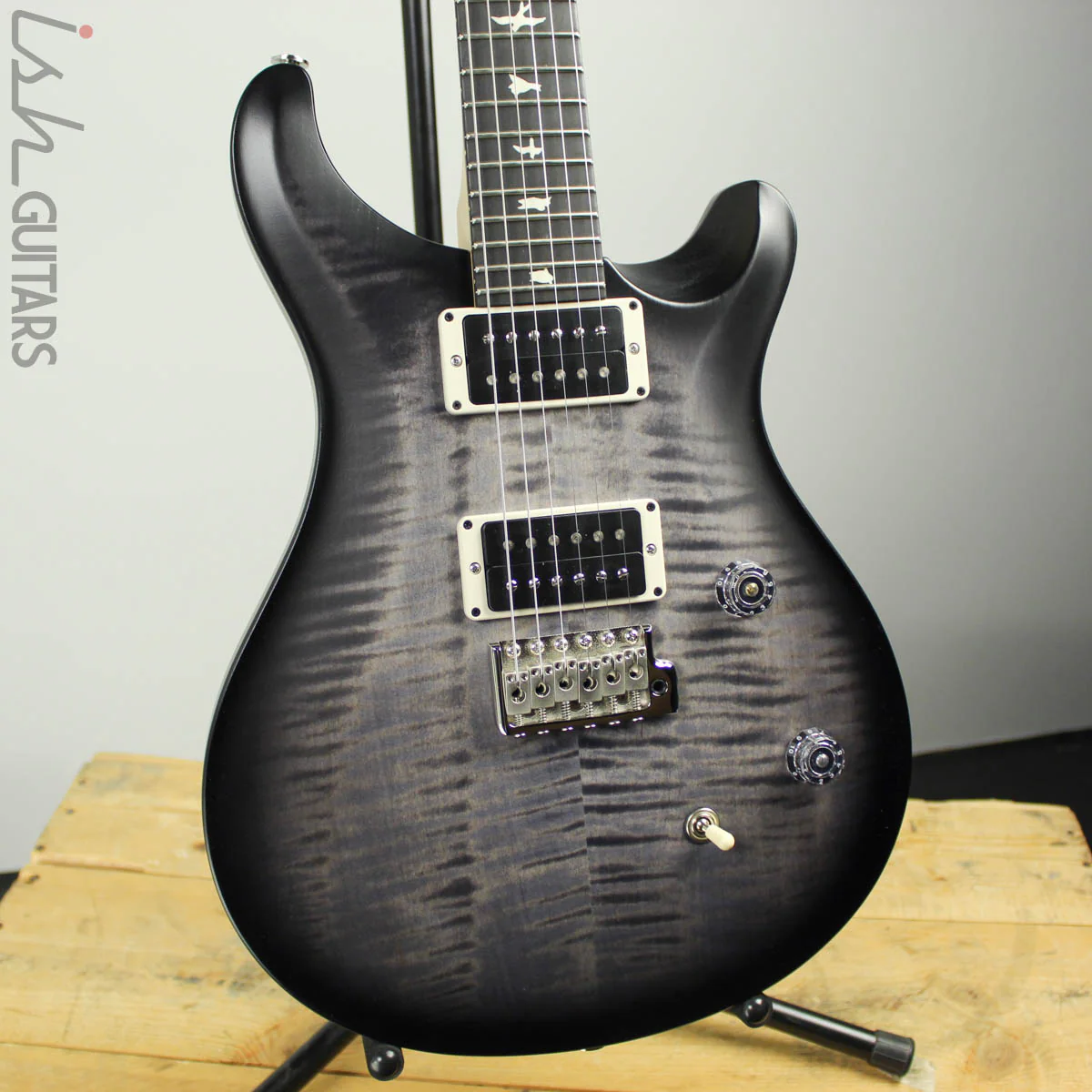 2019 Paul Reed Smith PRS CE 24 Custom Grey Black Smokewrap Satin