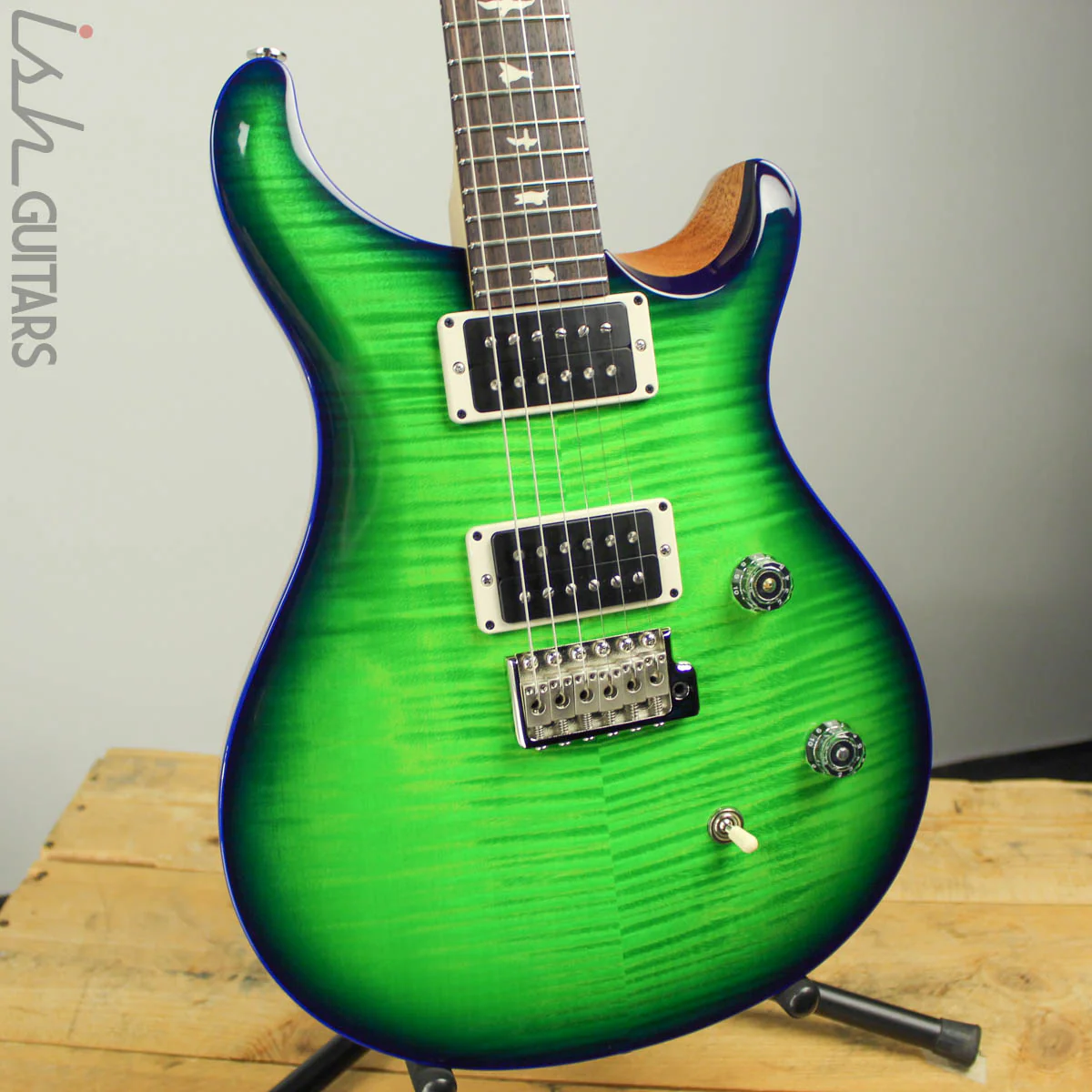 2019 Paul Reed Smith PRS CE 24 Custom Color Eriza Verde Blue Wrap Burst