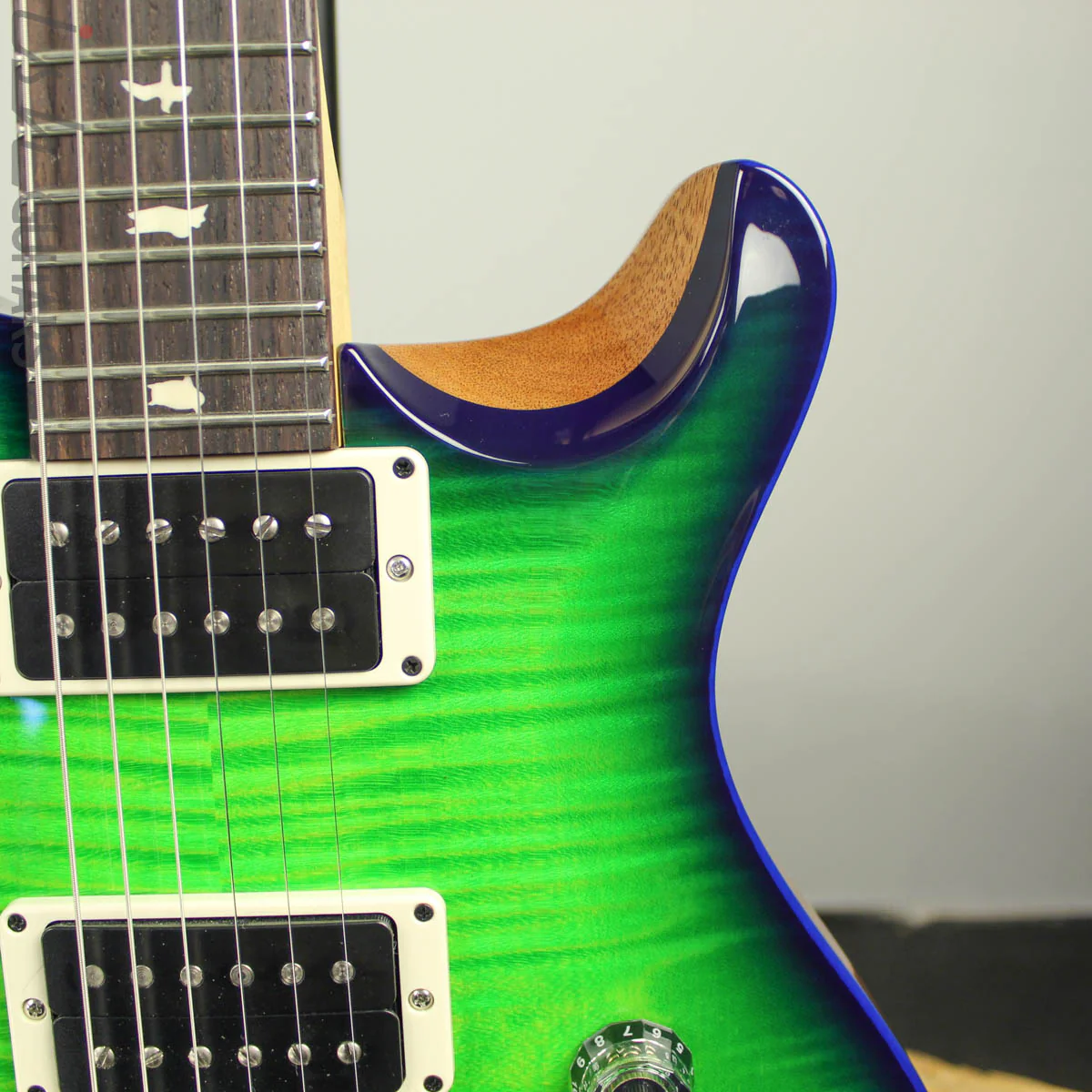 2019 Paul Reed Smith PRS CE 24 Custom Color Eriza Verde Blue Wrap Burst - Image 5