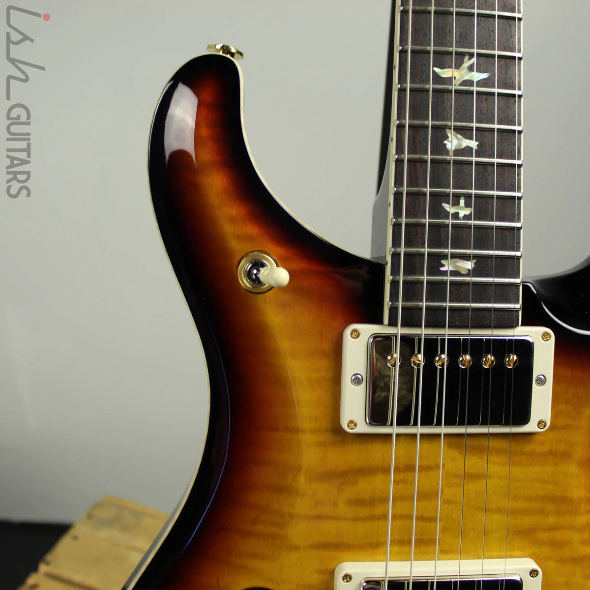 2019 Paul Reed Smith PRS McCarty 594 Semi Hollow 10 Top Tri-Color Sunburst - Image 4