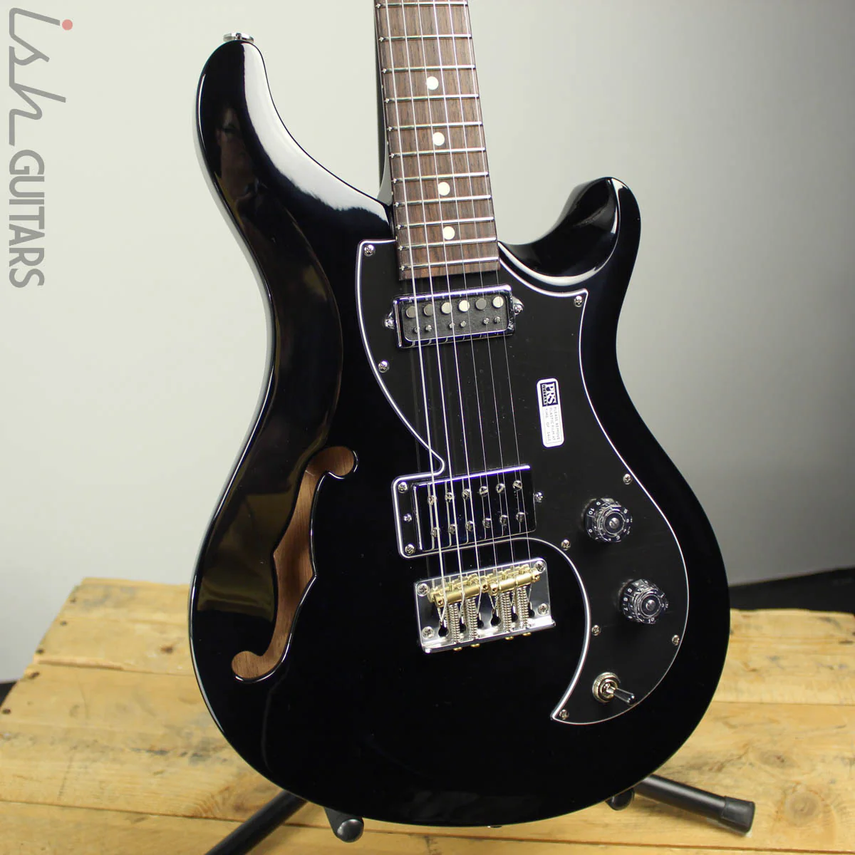 2019 PRS S2 Vela Semi-Hollow Black