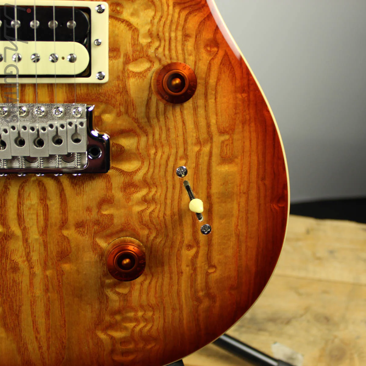 2020 PRS SE Custom 24 Burled Ash Vintage Sunburst - Image 3