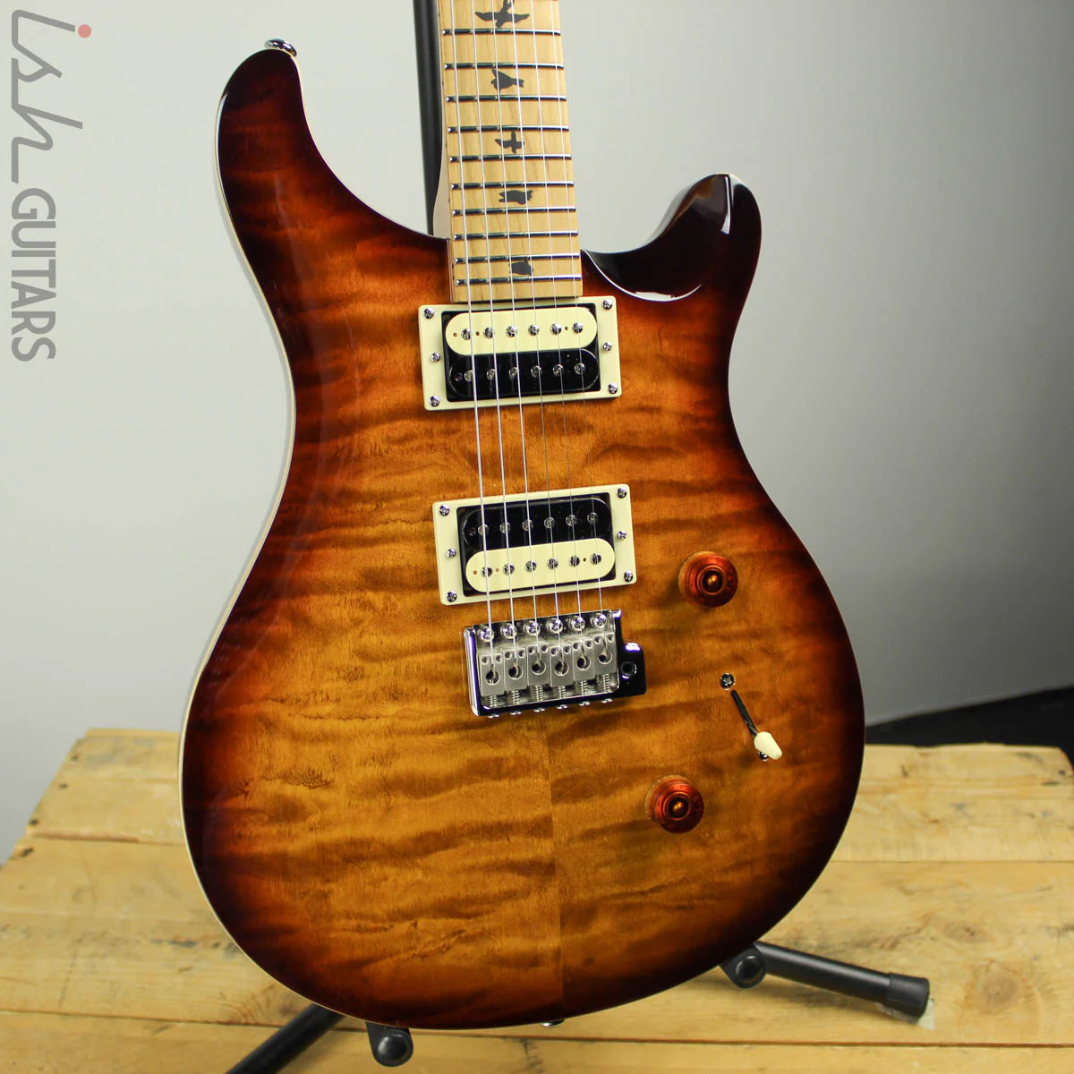 2019 Paul Reed Smith PRS SE Custom 24 Roasted Maple Limited Tobacco Sunburst