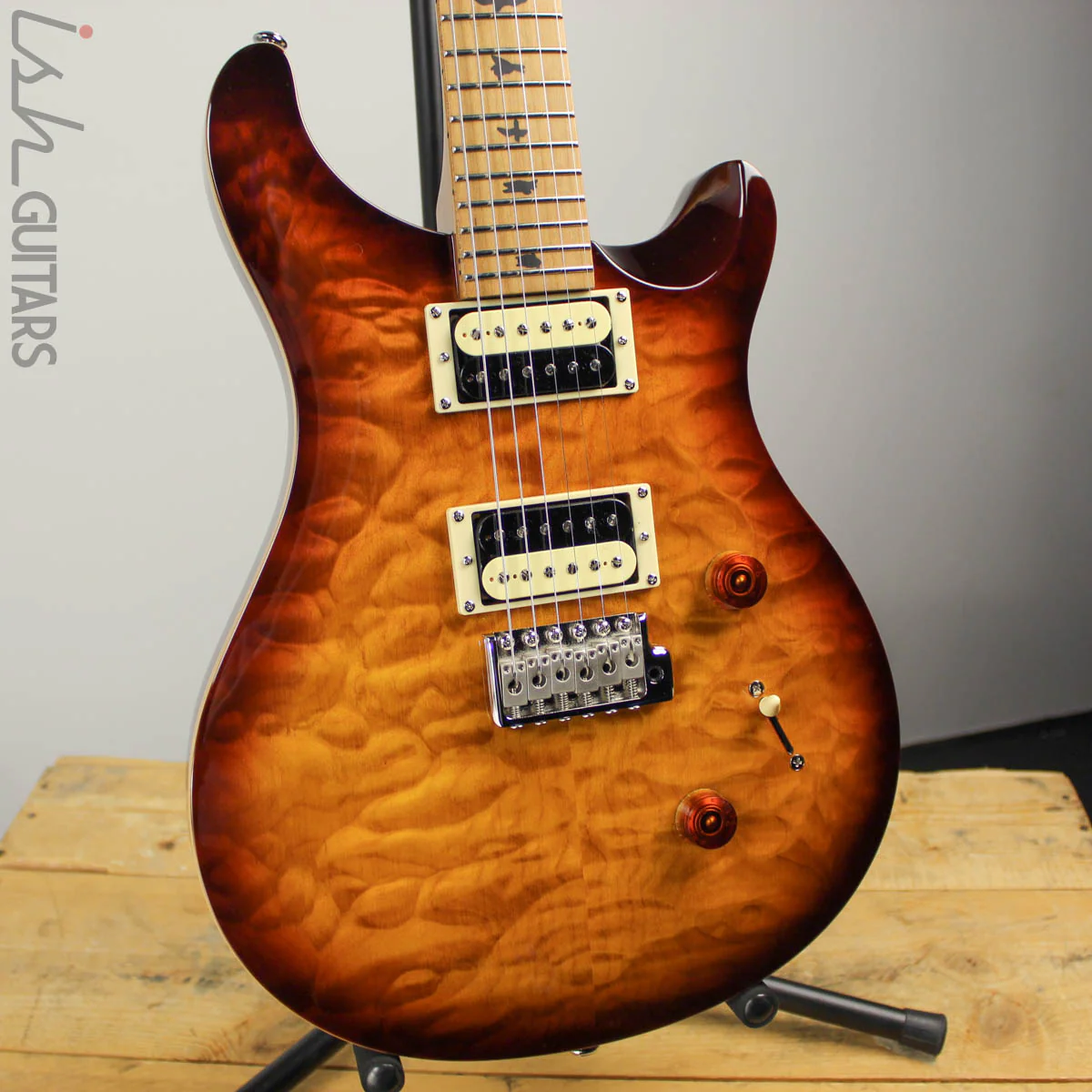 2019 Paul Reed Smith PRS SE Custom 24 Roasted Maple Limited Tobacco Sunburst
