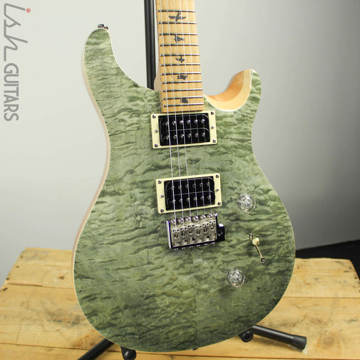 2019 Paul Reed Smith PRS SE Custom 24 Roasted Maple Limited Trampas Green