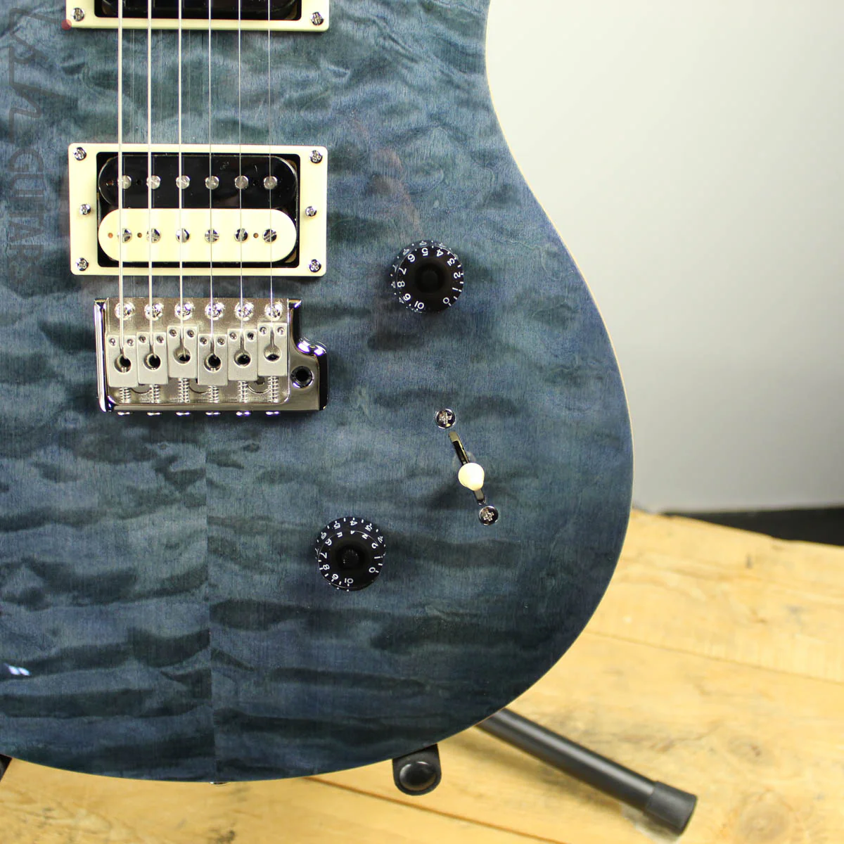 2019 Paul Reed Smith PRS SE Custom 24 Roasted Maple Limited Whale Blue - Image 3