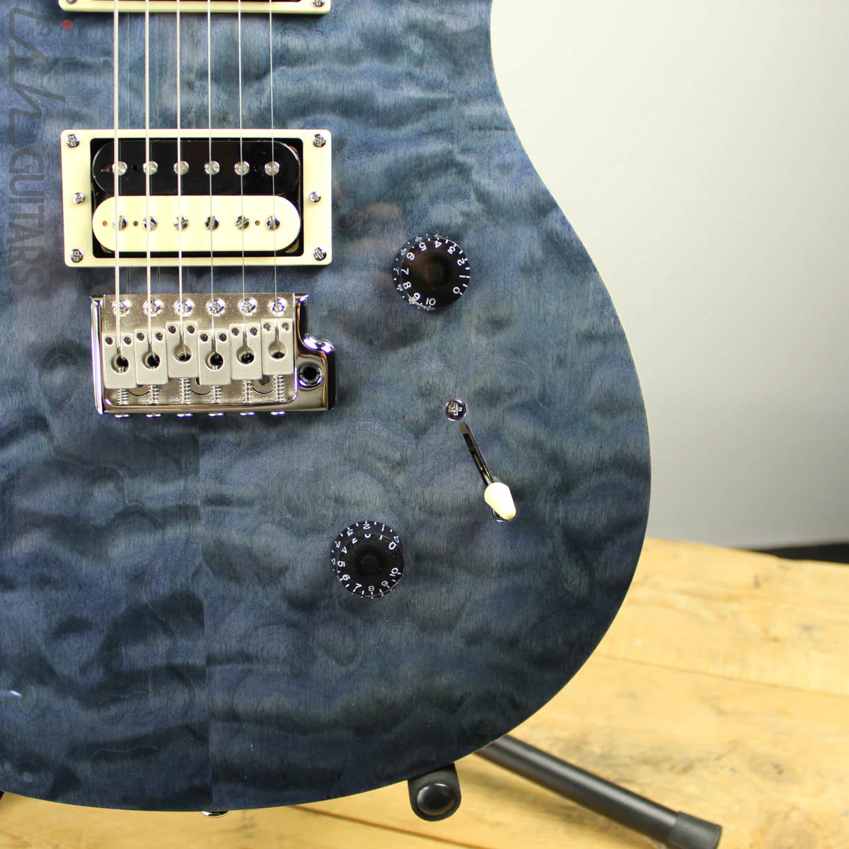 2019 Paul Reed Smith PRS SE Custom 24 Roasted Maple Limited Whale Blue - Image 3