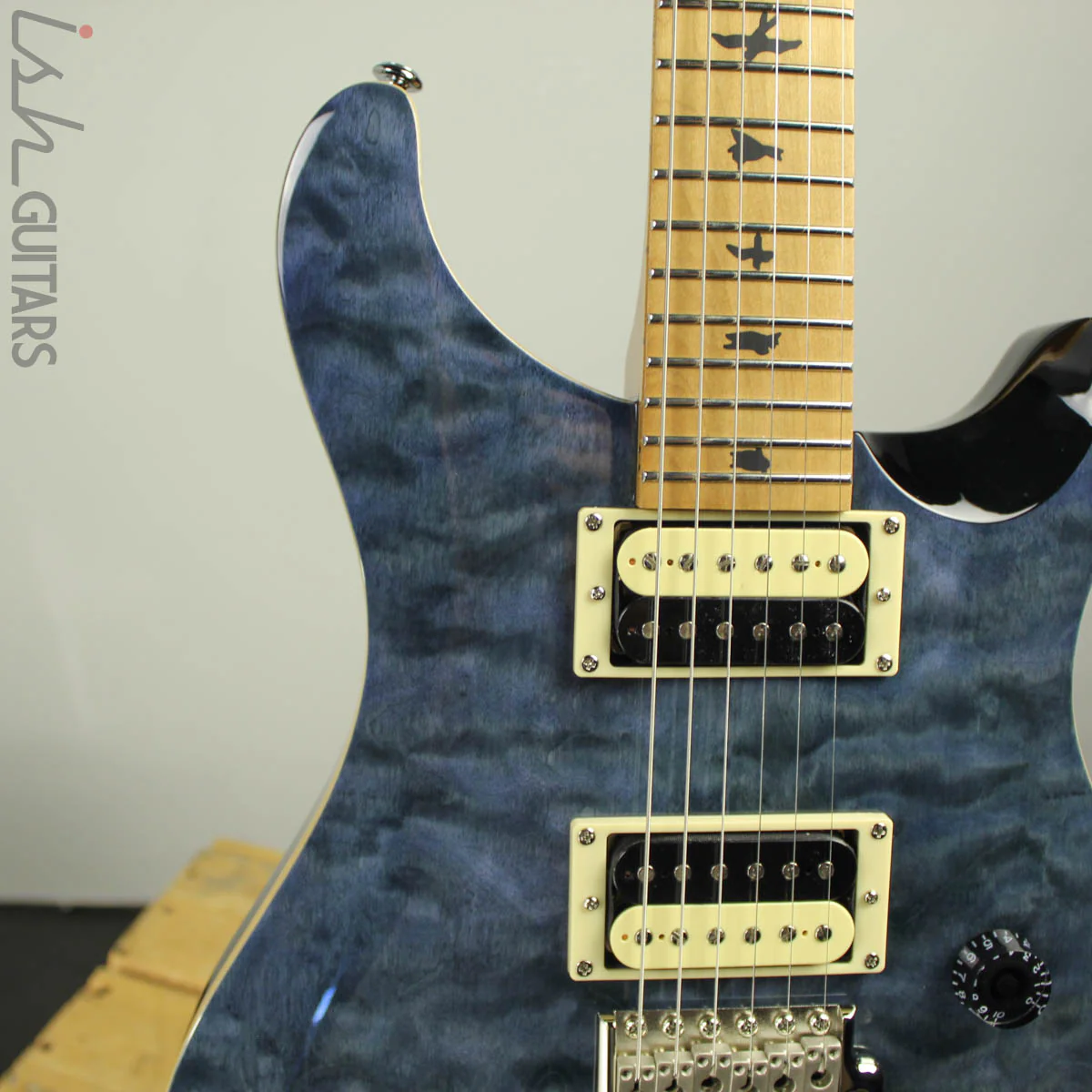 2019 Paul Reed Smith PRS SE Custom 24 Roasted Maple Limited Whale Blue - Image 4