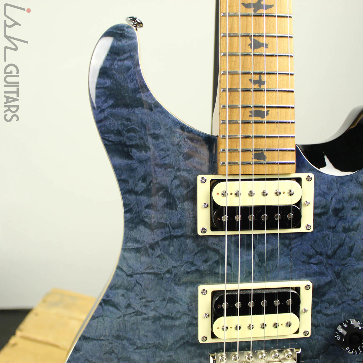 2019 Paul Reed Smith PRS SE Custom 24 Roasted Maple Limited Whale Blue - Image 4