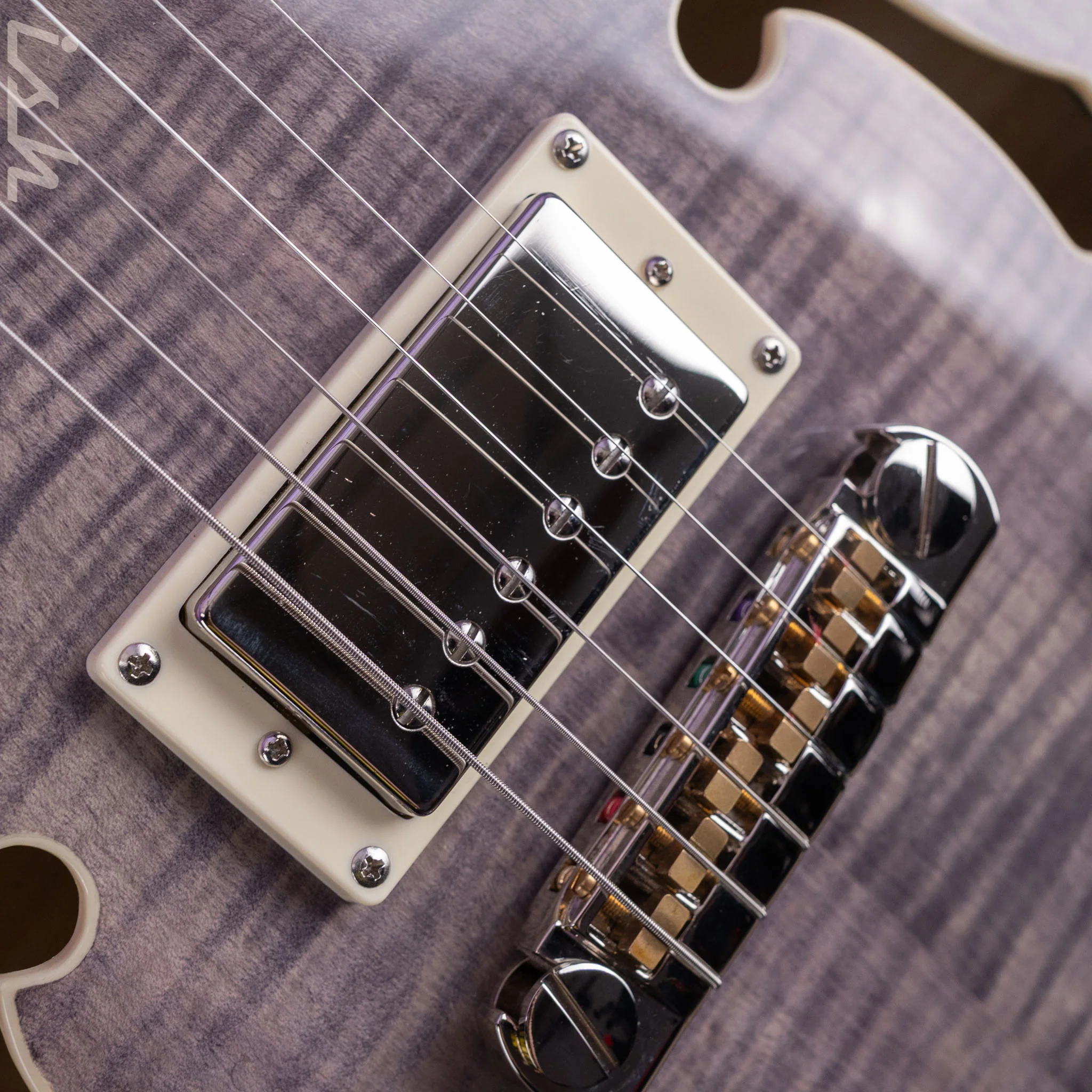 2019 Paul Reed Smith PRS SE Hollowbody II Charcoal Burst - Image 7