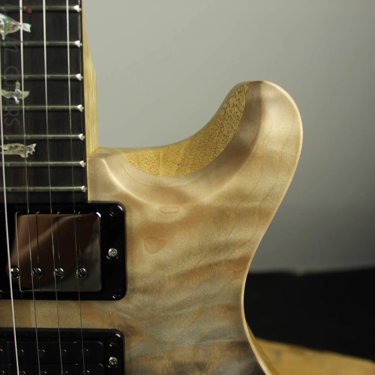 2019 Paul Reed Smith PRS Wood Library Special 22 Gray Black Fade Satin 10 Top - Image 5
