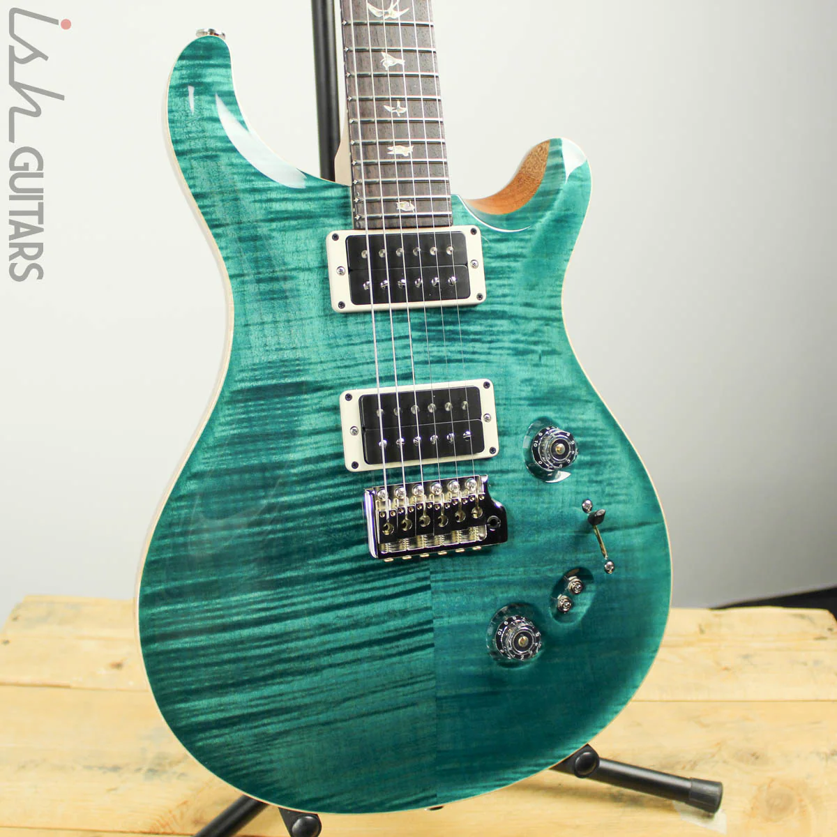2019 PRS Custom 24-08 Custom Turquoise Finish Pattern Thin Neck
