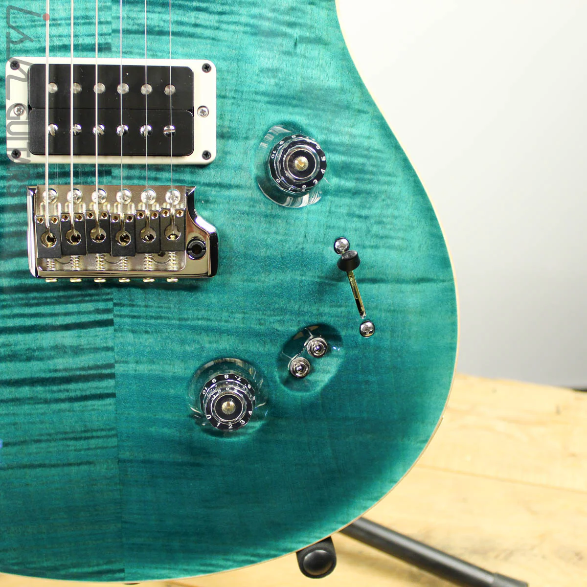 2019 PRS Custom 24-08 Custom Turquoise Finish Pattern Thin Neck - Image 4