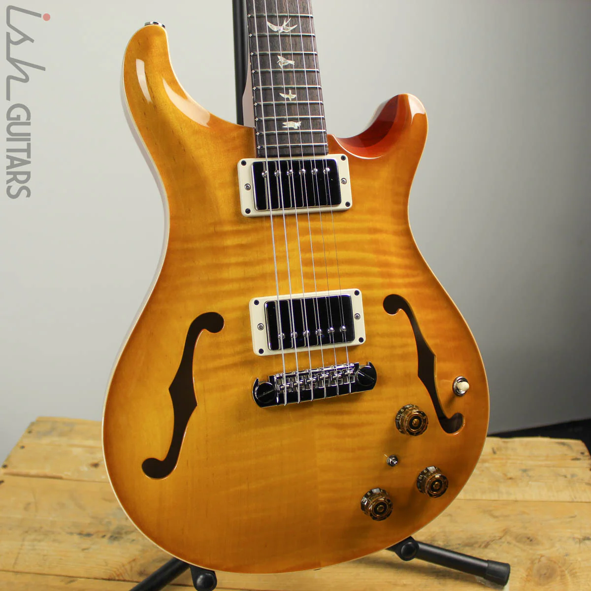 2019 PRS Hollowbody II Piezo Faded McCarty Burst