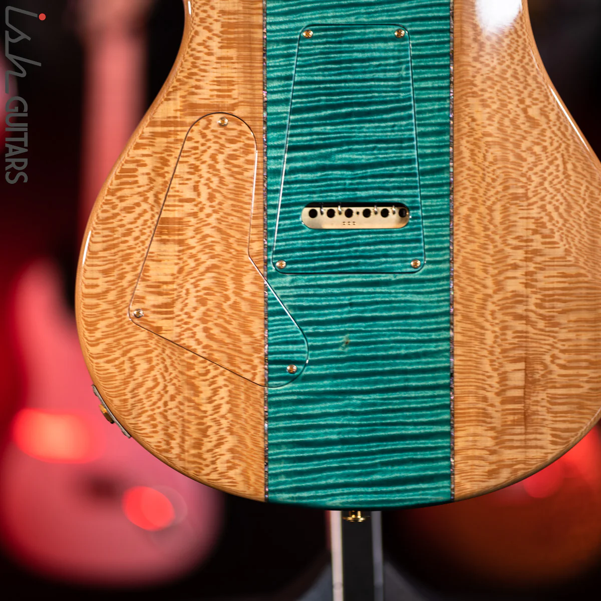 2019 PRS Private Stock Custom 24 Birdseye Maple Bahamian Blue - Image 13